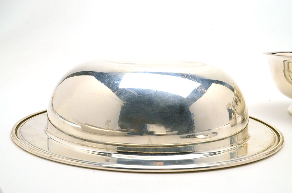 Silver-Plated Including a Pitcher, Bowls and More