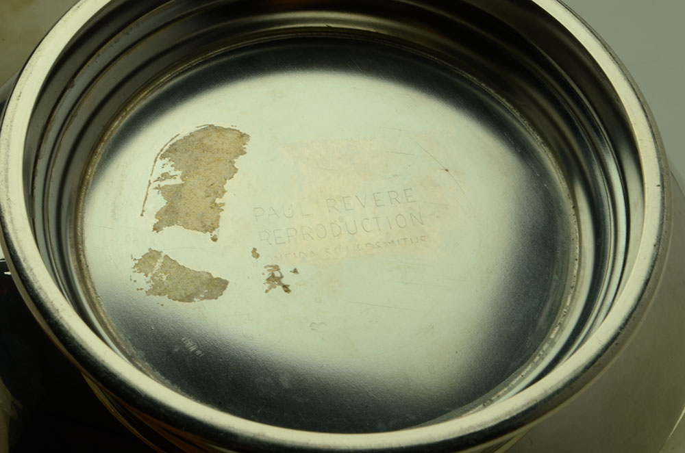 Four Graduated Paul Revere Silver-Plated Bowls