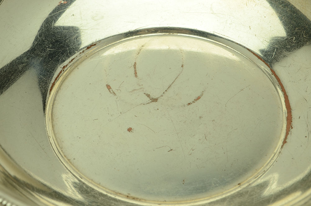 Two Silver-Plated Serving Trays and Bowl