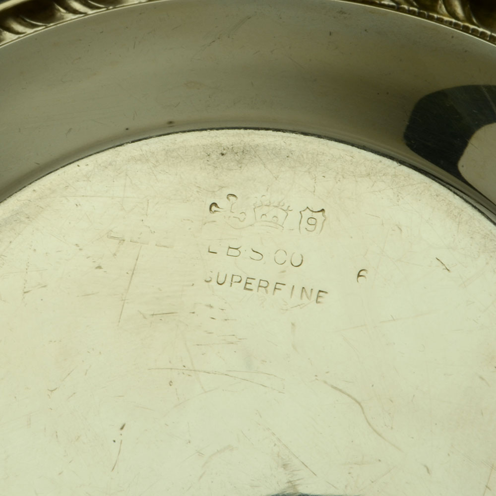 Two Silver-Plated Serving Trays and Bowl