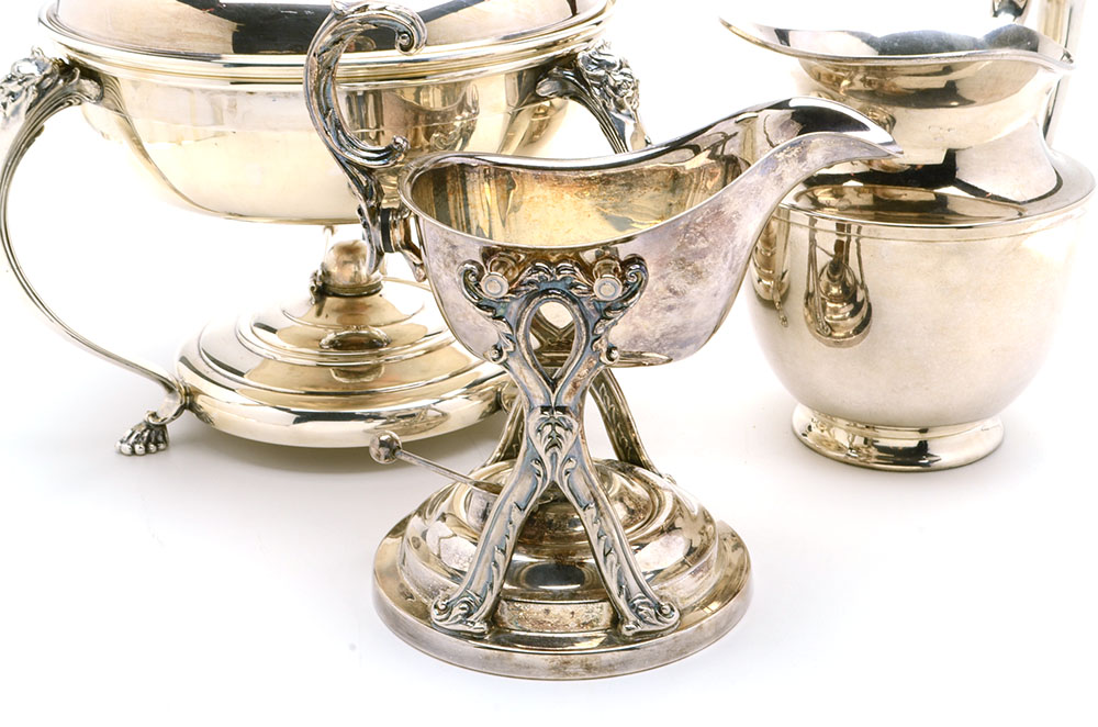 Three Silver Plated Hollowware Serving Items