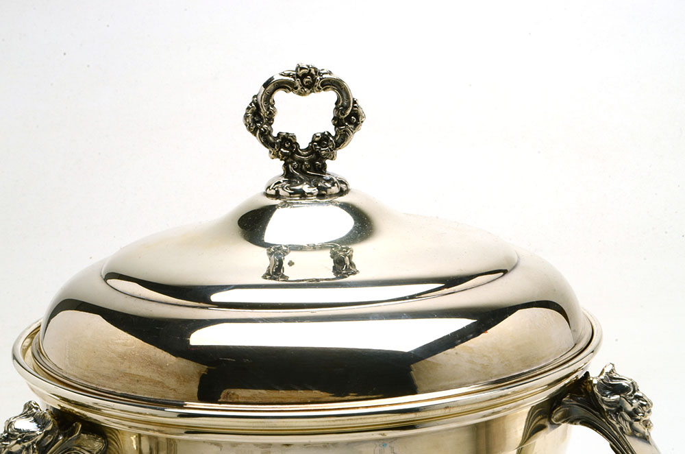 Three Silver Plated Hollowware Serving Items