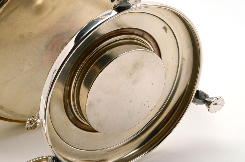 Three Silver Plated Hollowware Serving Items