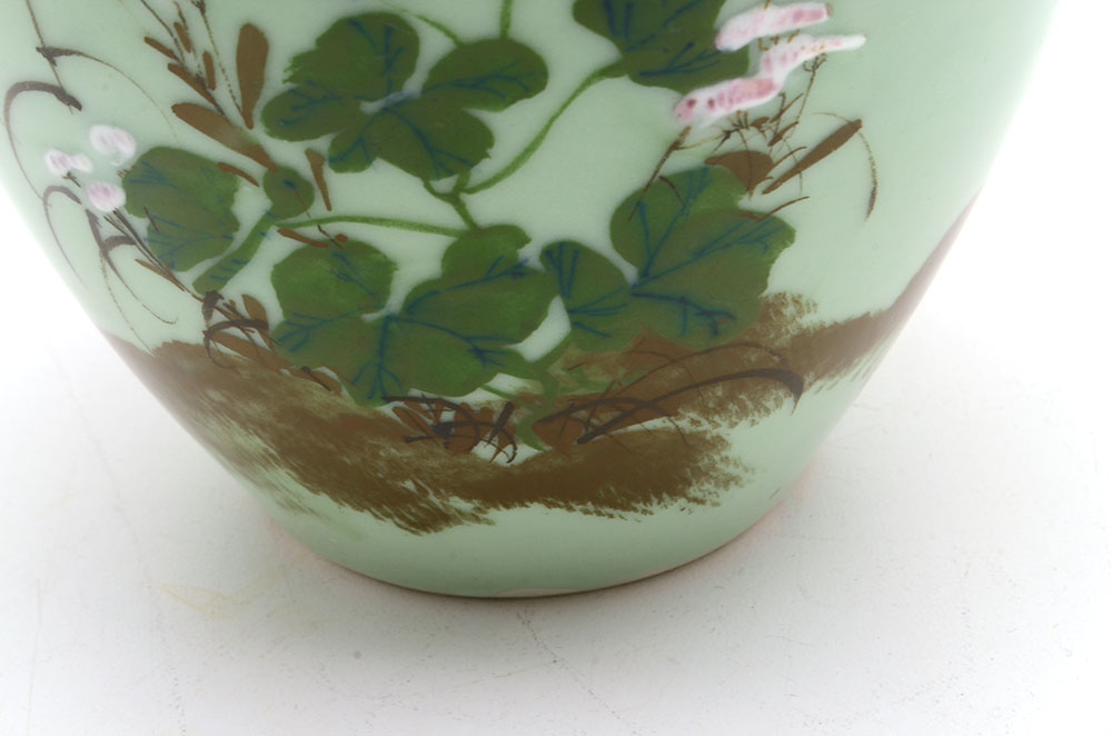 Hand Painted Chinese Temple Jar