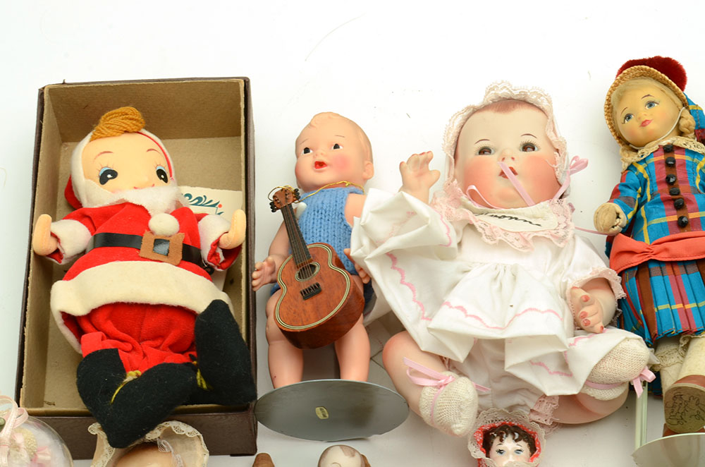 Assortment of Twenty Vintage Dolls