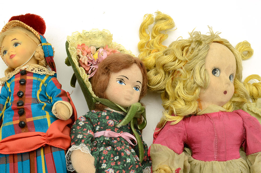 Assortment of Twenty Vintage Dolls