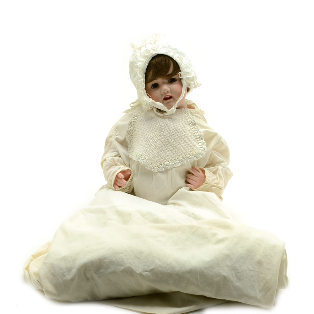 Custom Made Porcelain Head Doll