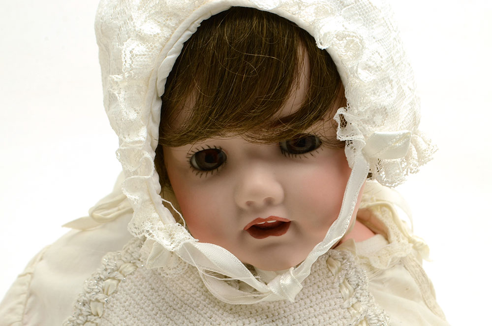 Custom Made Porcelain Head Doll