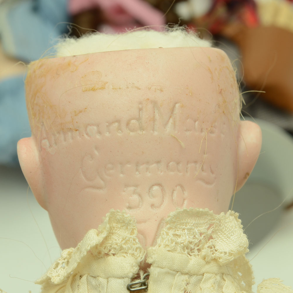 Collection of Porcelain Dolls some Antique