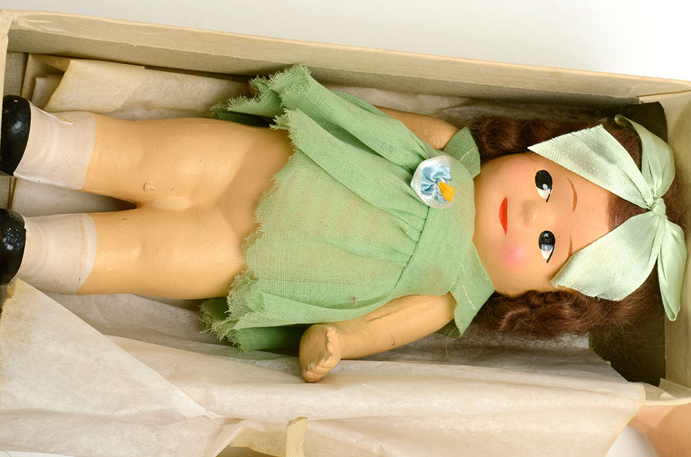 Collection of Assorted Composition and Kewpie Style Dolls