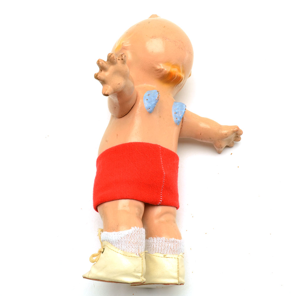 Collection of Assorted Composition and Kewpie Style Dolls