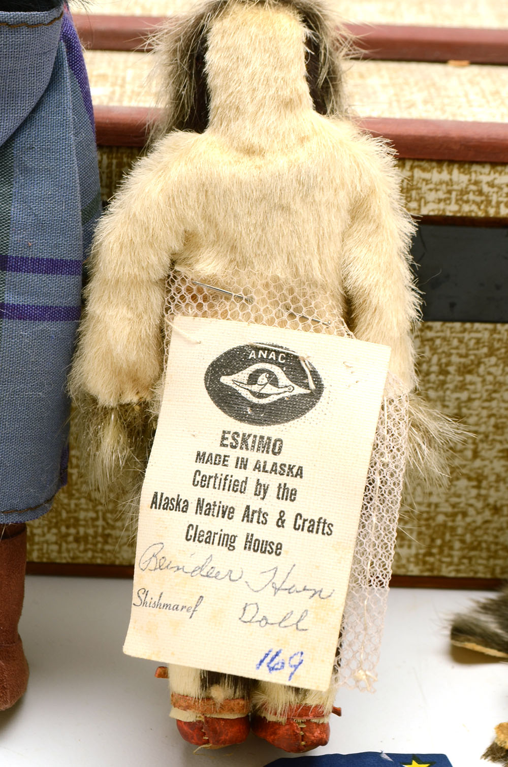 Small Chest with Alaskan Reindeer Horn Doll and More