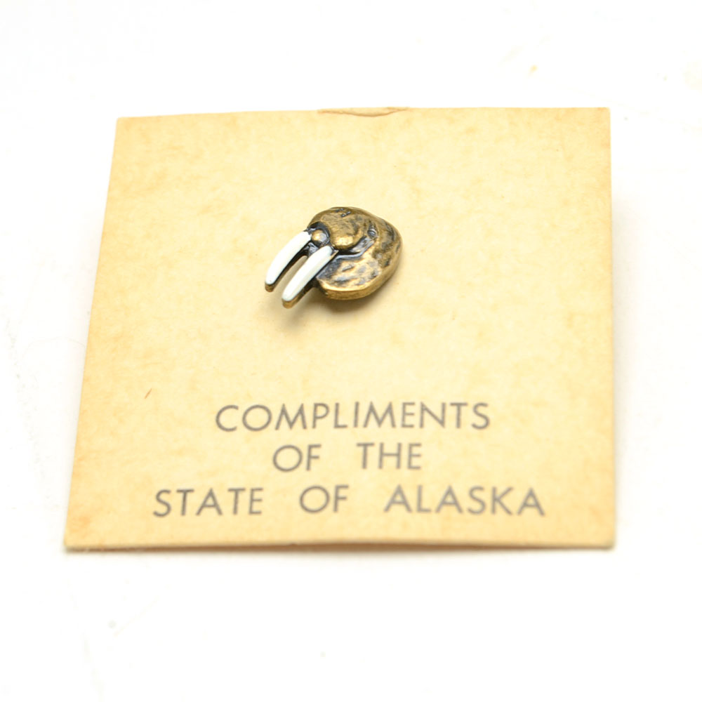 Small Chest with Alaskan Reindeer Horn Doll and More