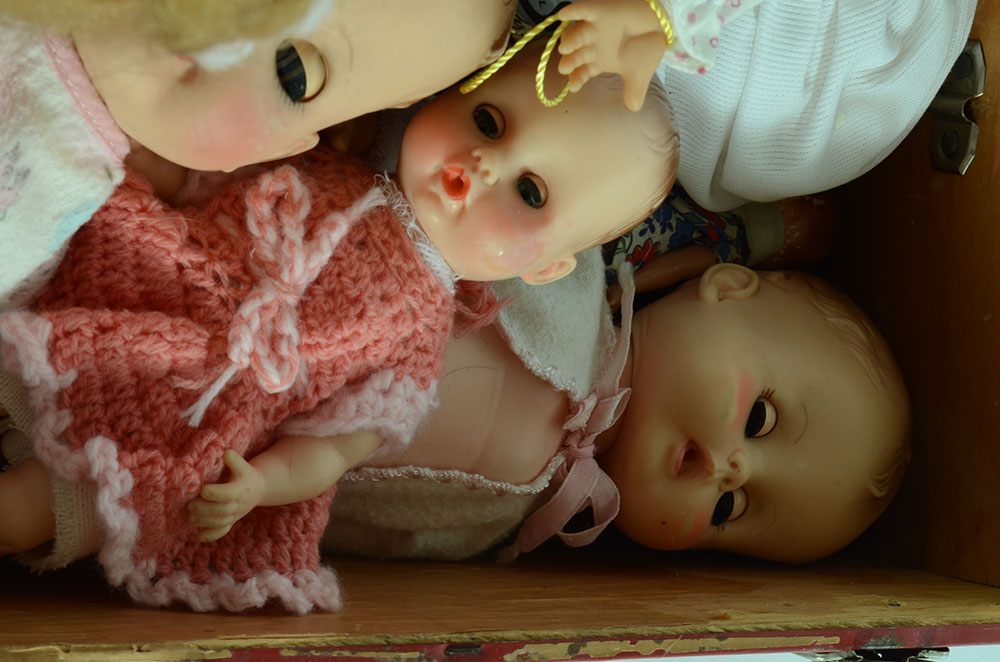 Chest of Dolls that Includes Madame Alexander and Effanbee