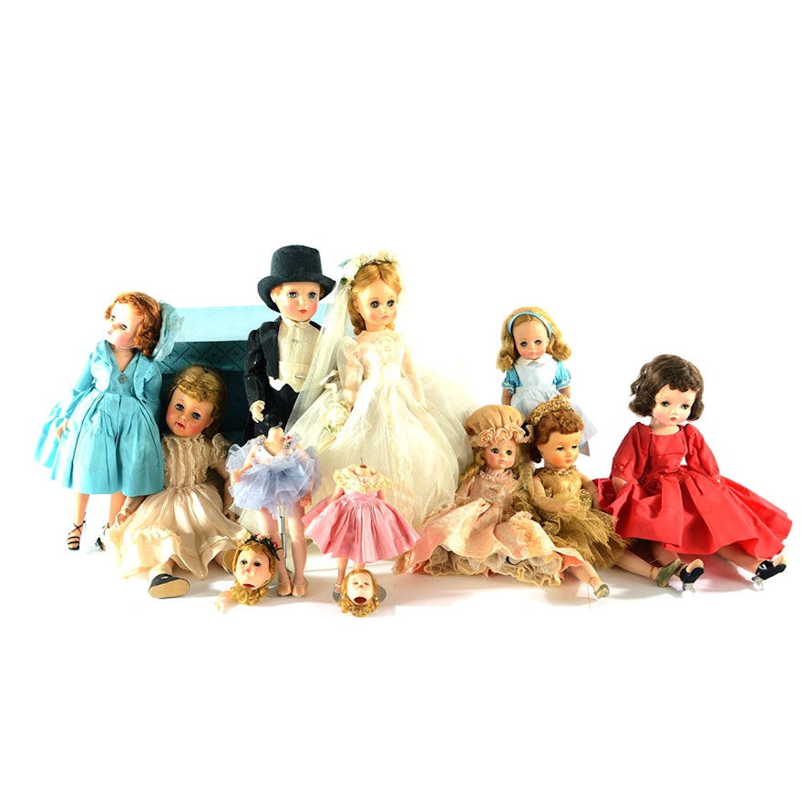 Collection of Vintage Madame Alexander Dolls