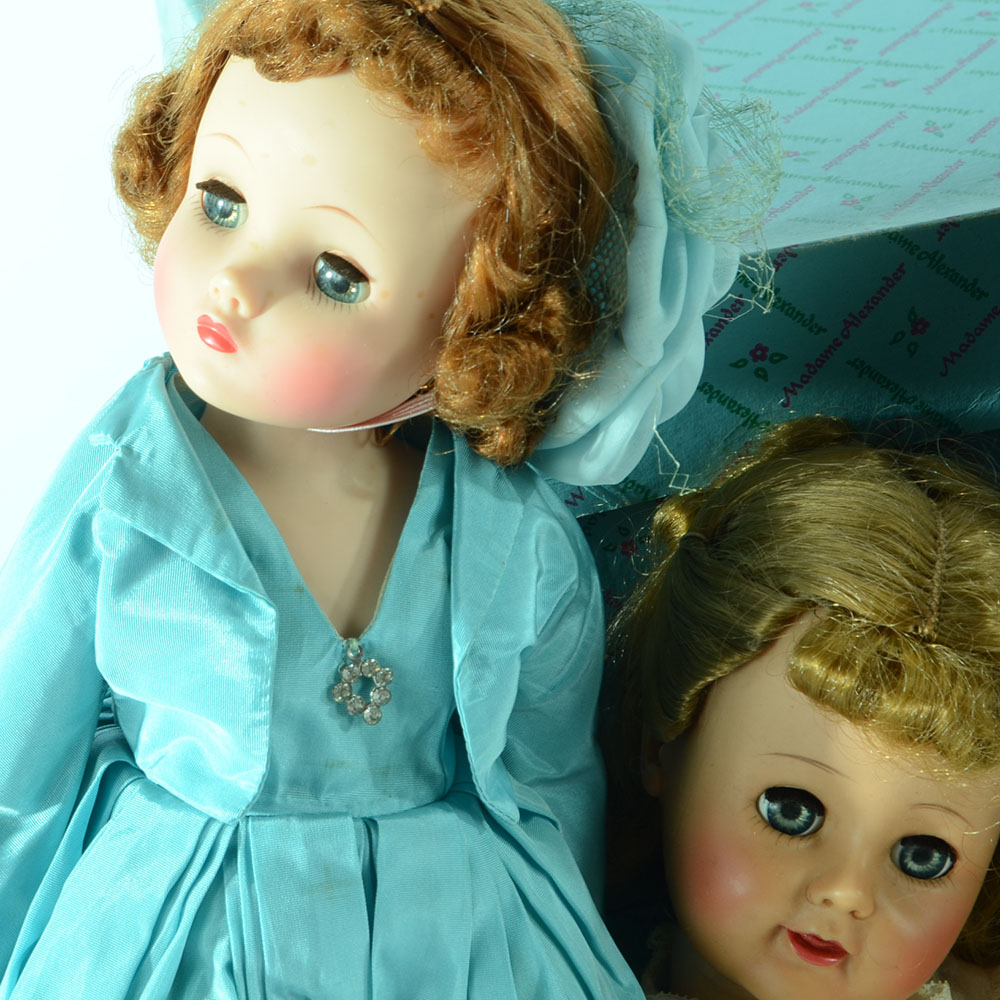 Collection of Vintage Madame Alexander Dolls