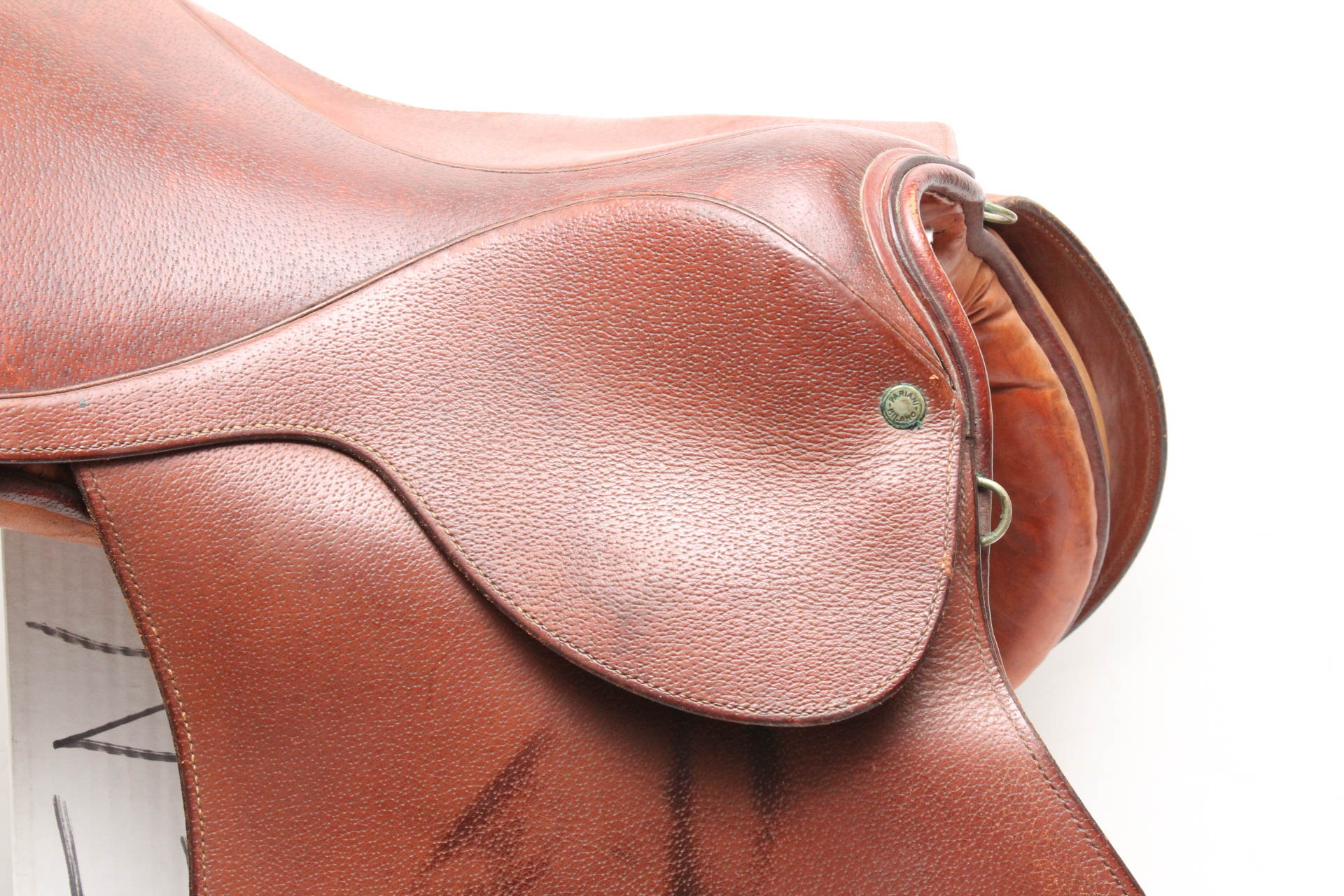Vintage Pariani Milano Italian Leather Horse Saddle and Riding Accessories
