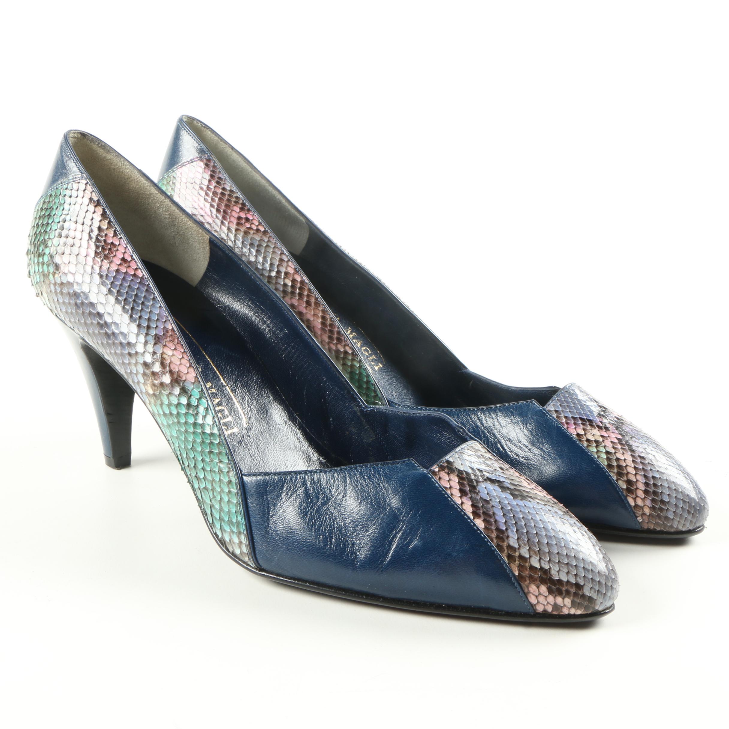 Snakeskin Bruno Magli Heels