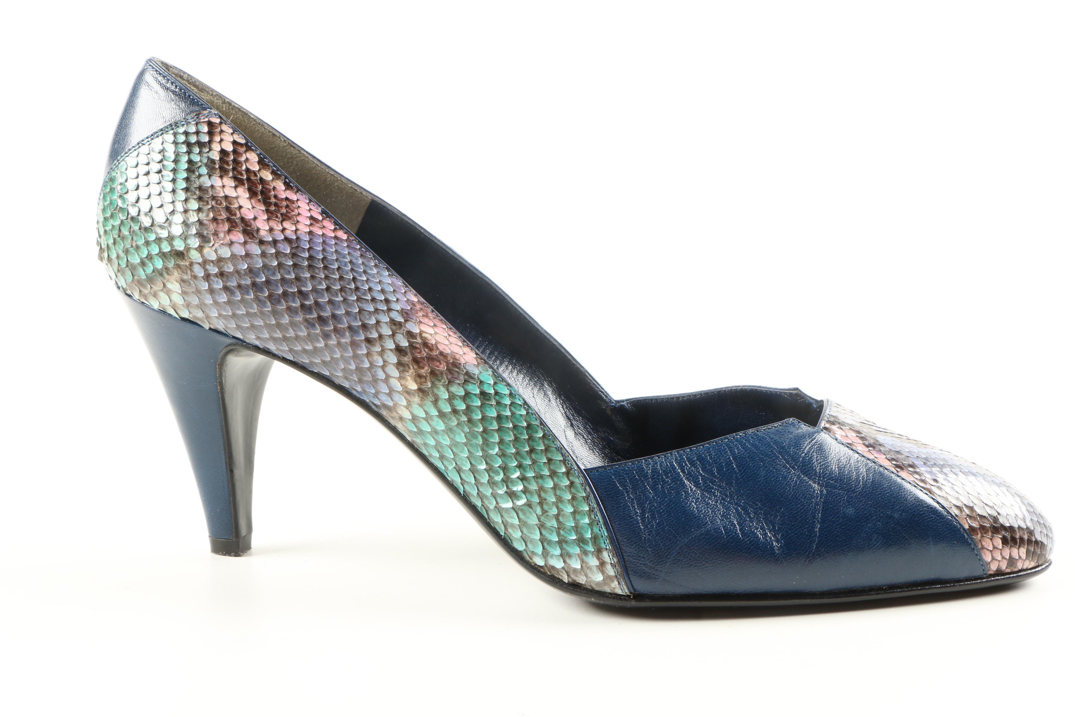 Snakeskin Bruno Magli Heels