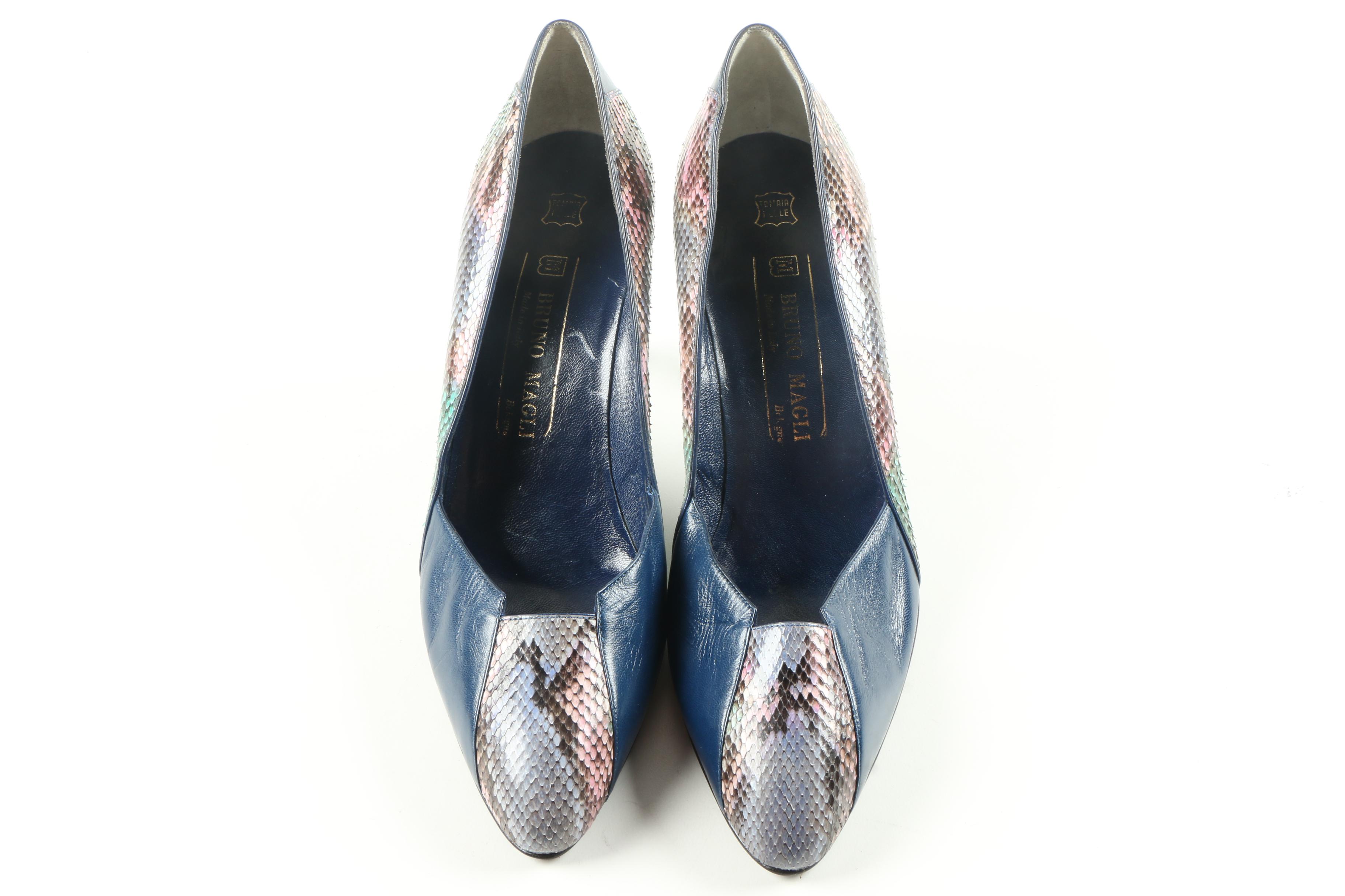 Snakeskin Bruno Magli Heels