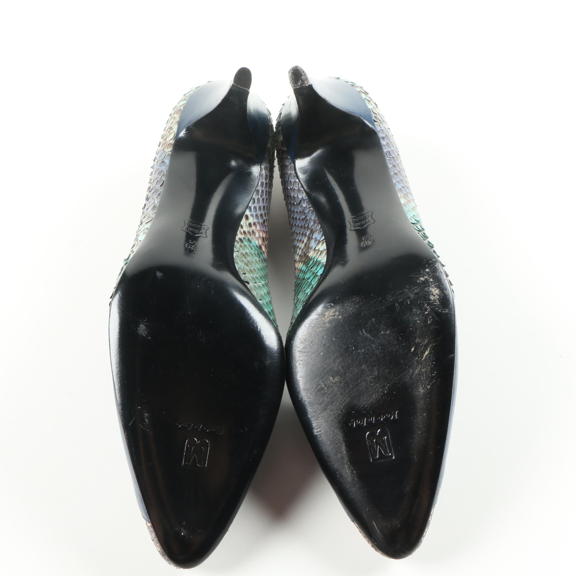 Snakeskin Bruno Magli Heels