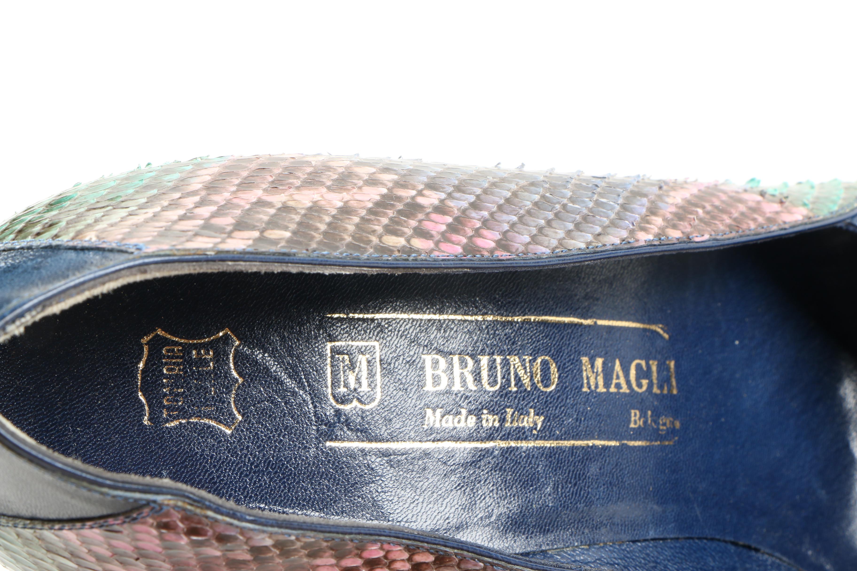 Snakeskin Bruno Magli Heels