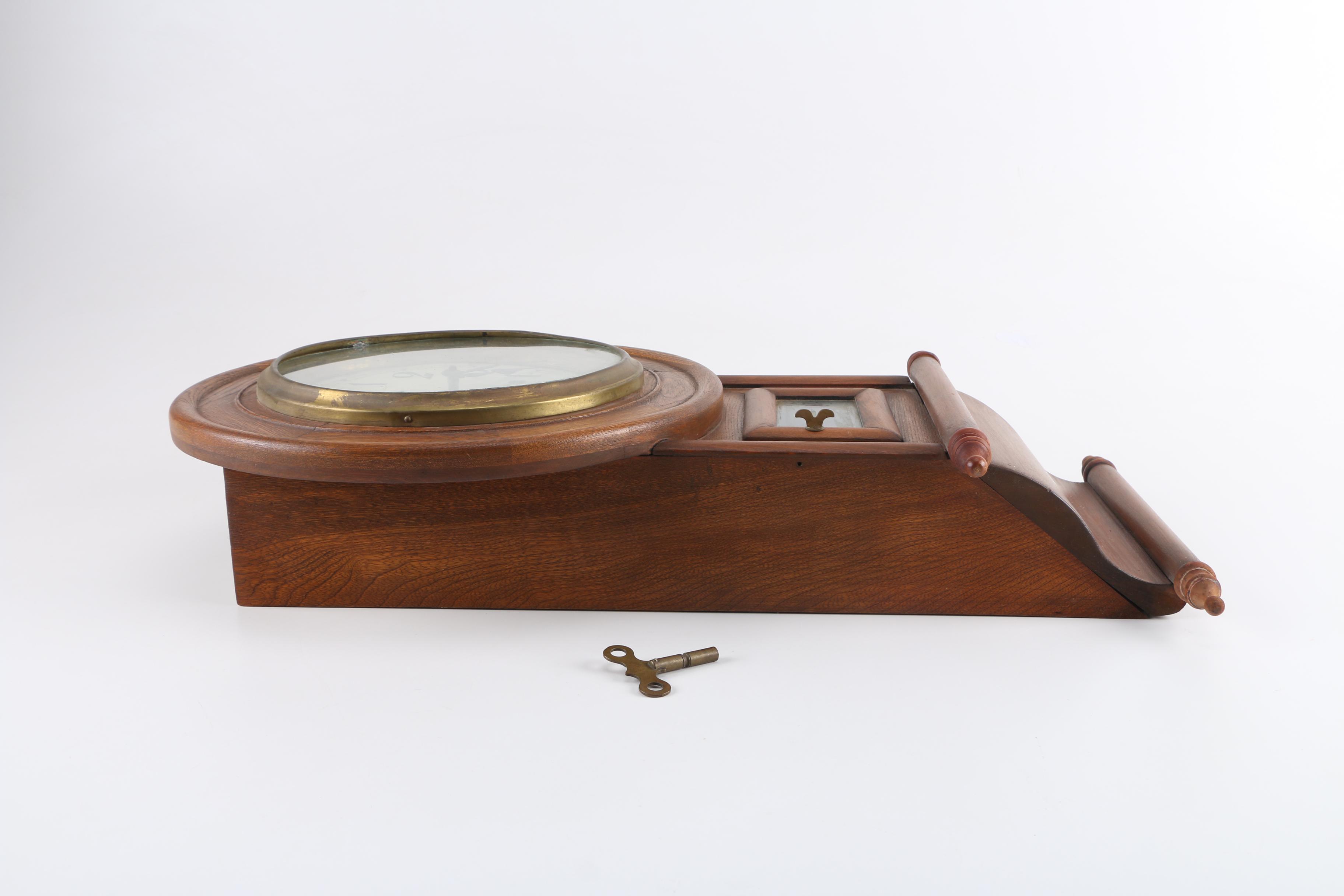 Vintage Oak Wall Clock