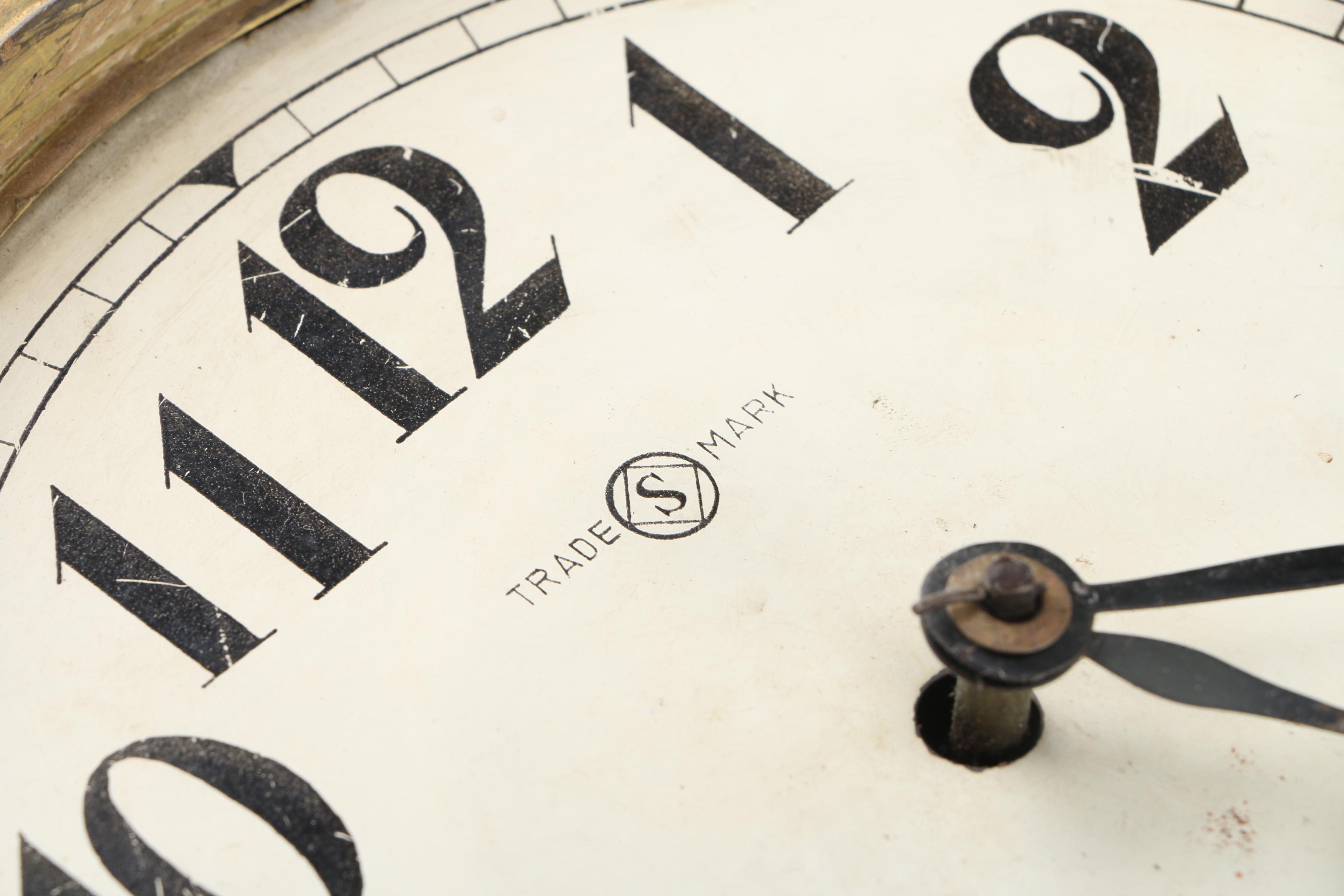 Vintage Oak Wall Clock