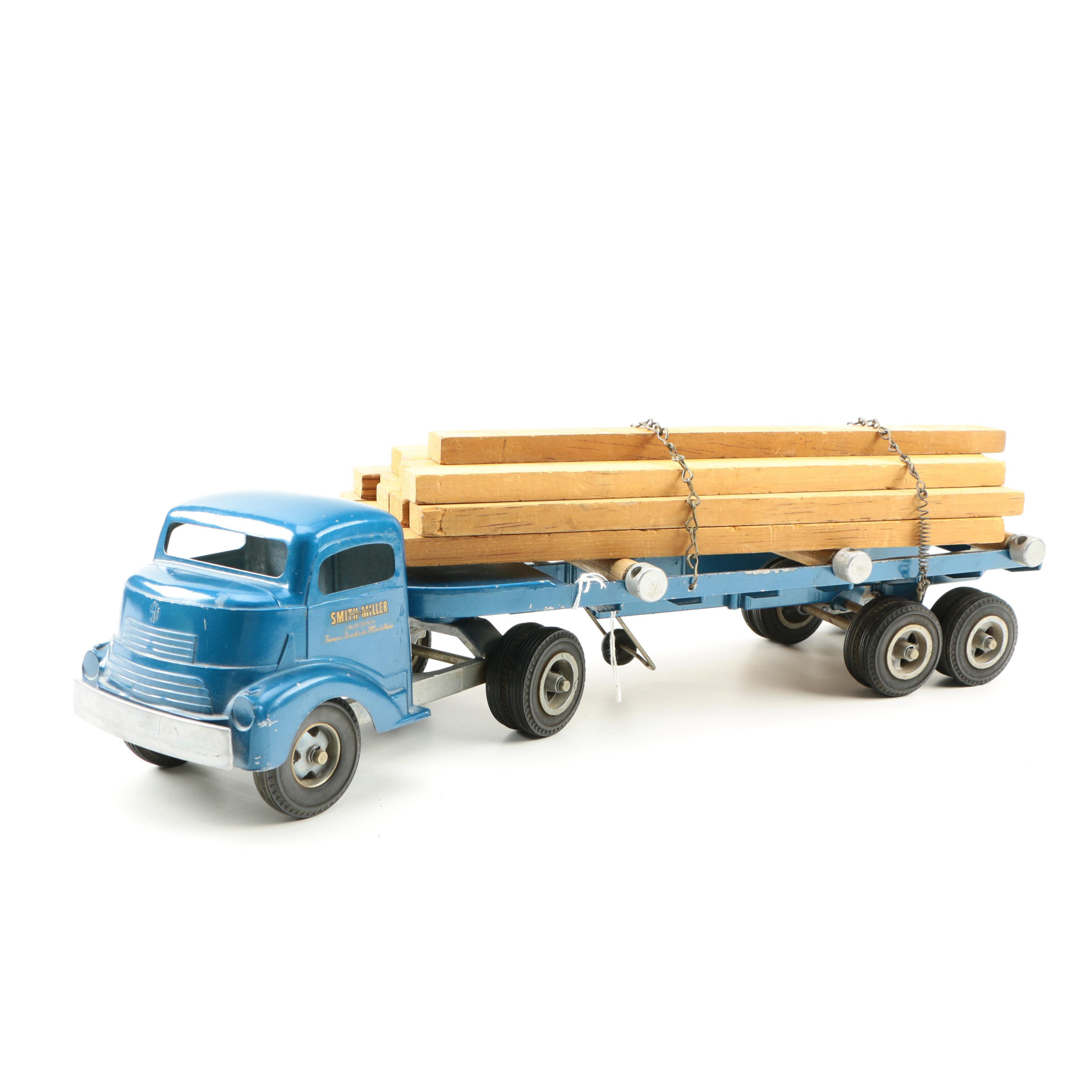 Smitty Toys Blue Die-Cast Truck