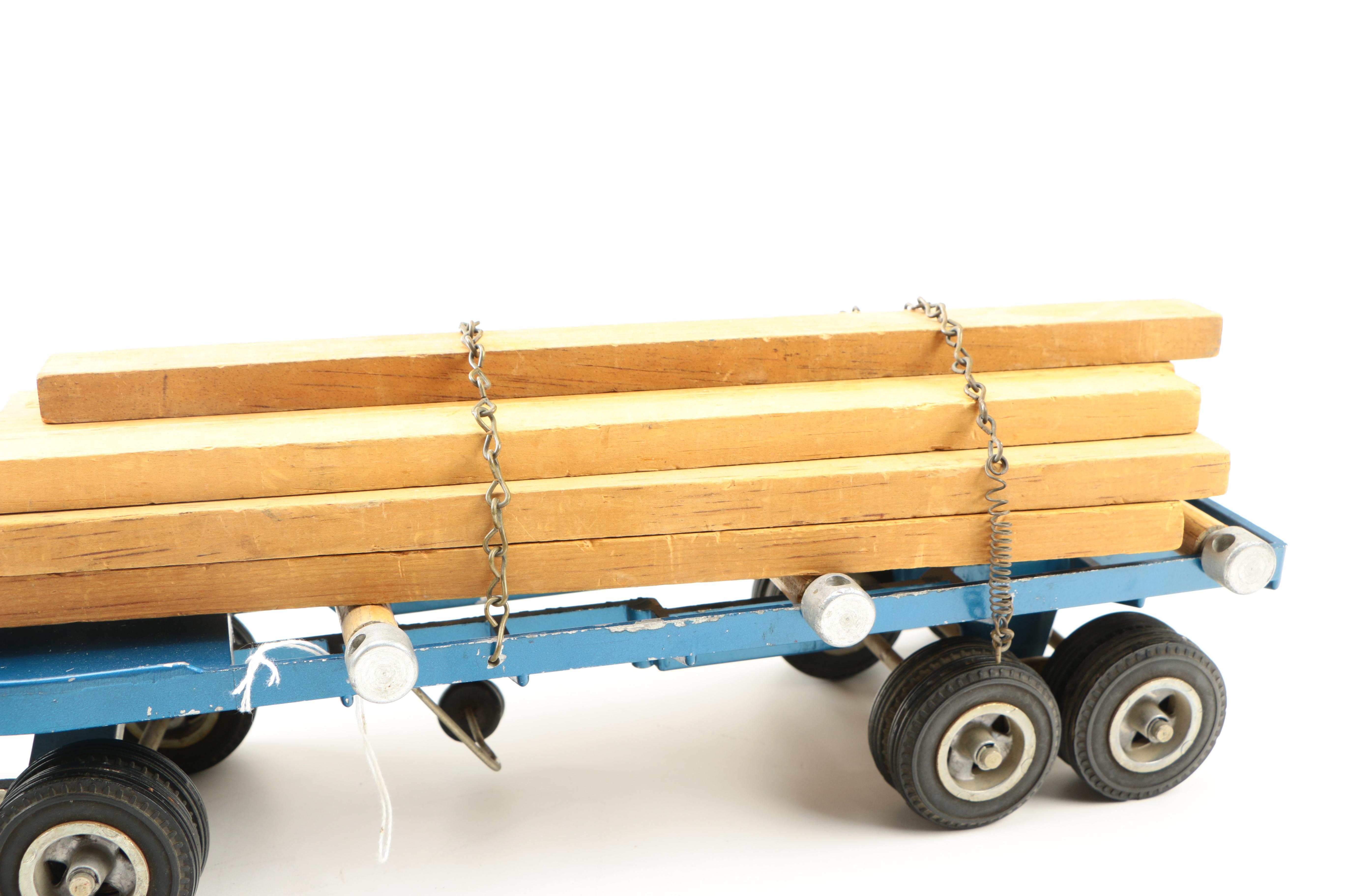 Smitty Toys Blue Die-Cast Truck