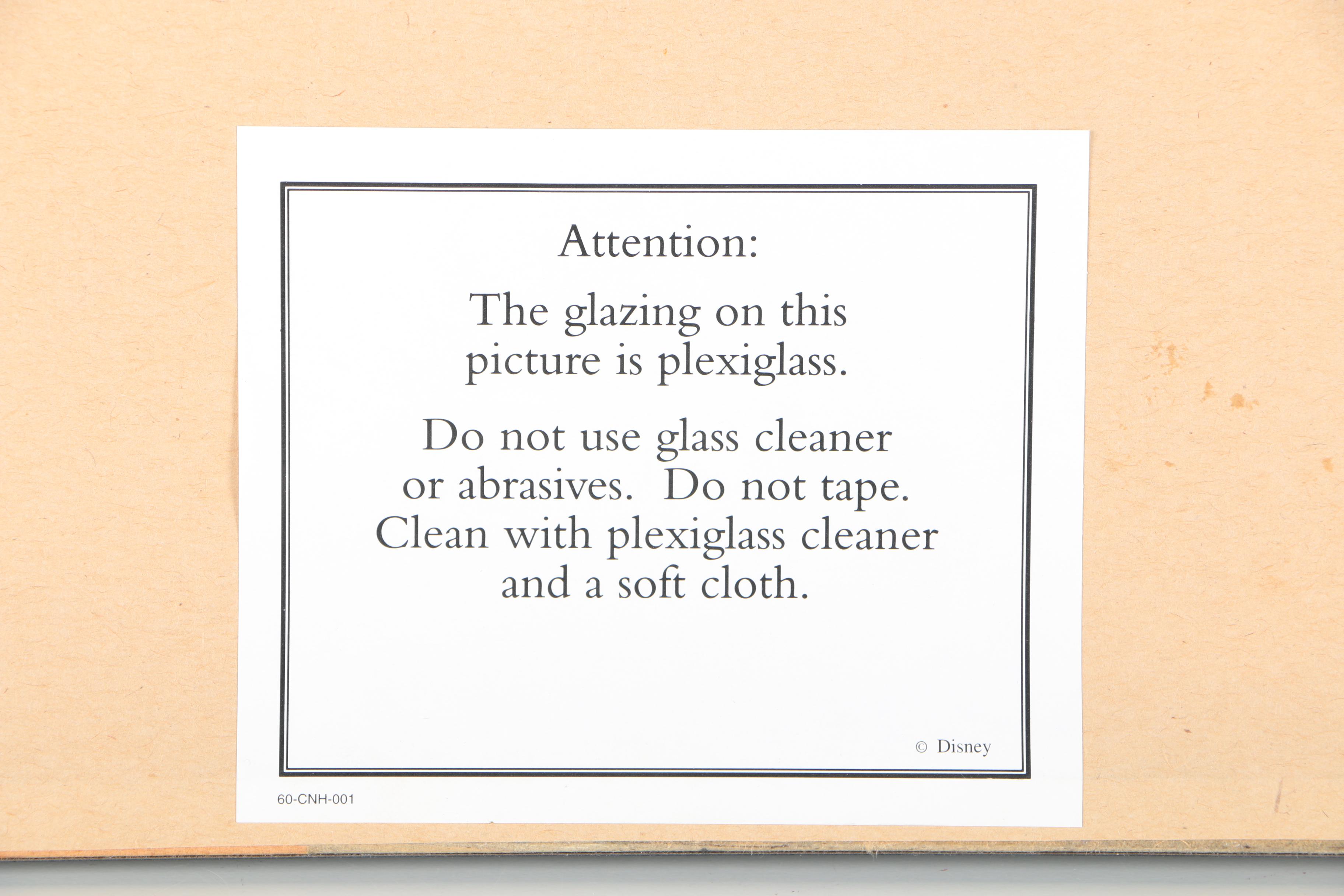 The Walt Disney Company Limited Edition Sericel "Change of Heart"