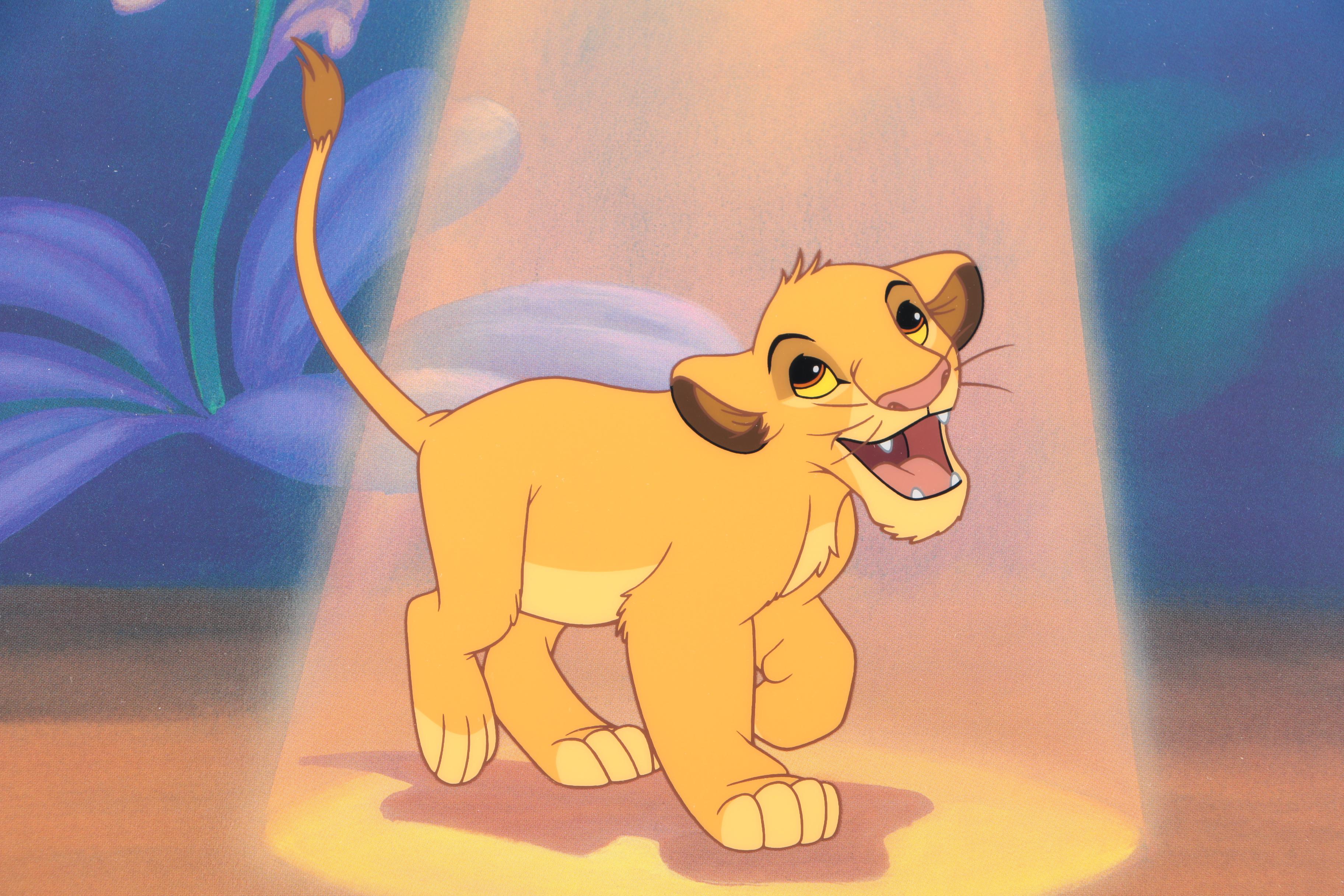 The Walt Disney Company Limited Edition Sericel "Simba's Spotlight"