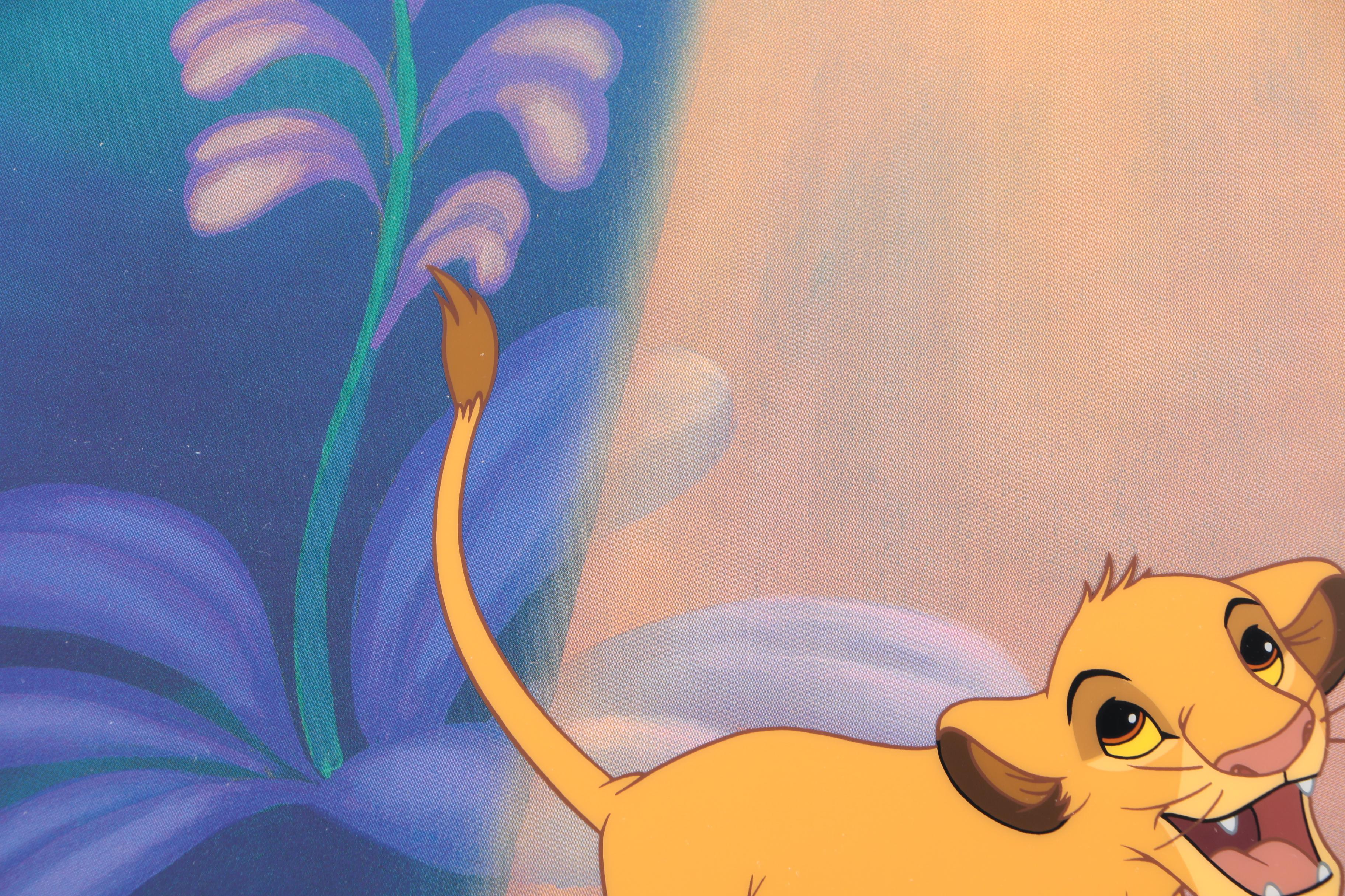 The Walt Disney Company Limited Edition Sericel "Simba's Spotlight"