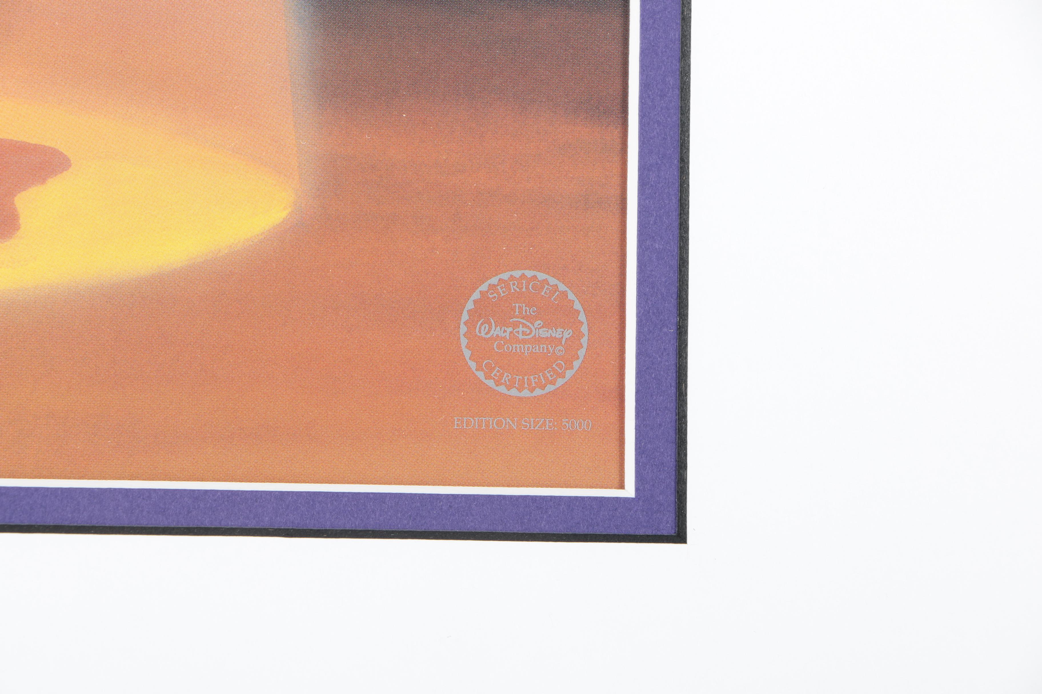 The Walt Disney Company Limited Edition Sericel "Simba's Spotlight"