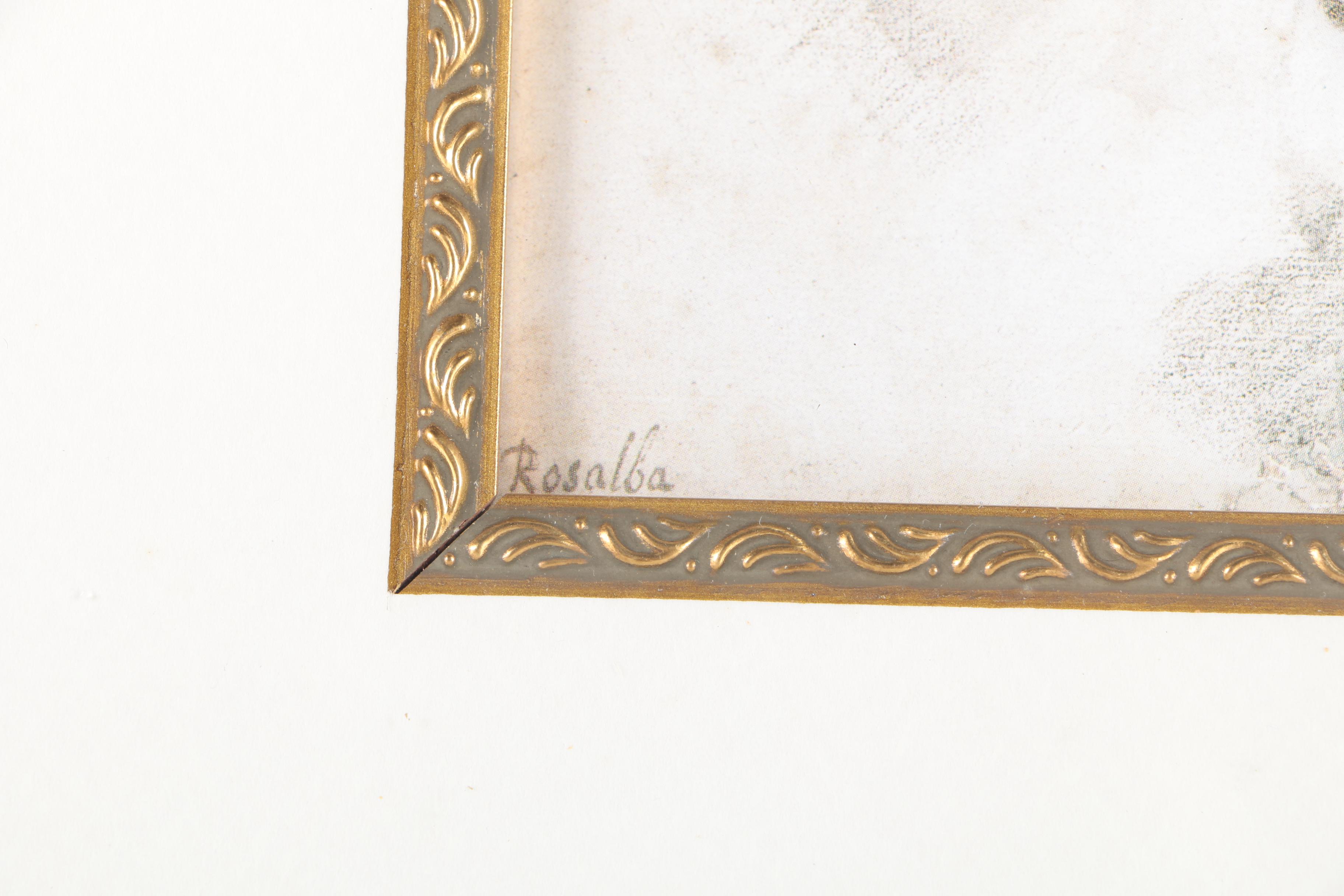 Offset Lithograph After Rosalba Carriera "Cupid Lying on the Clouds"