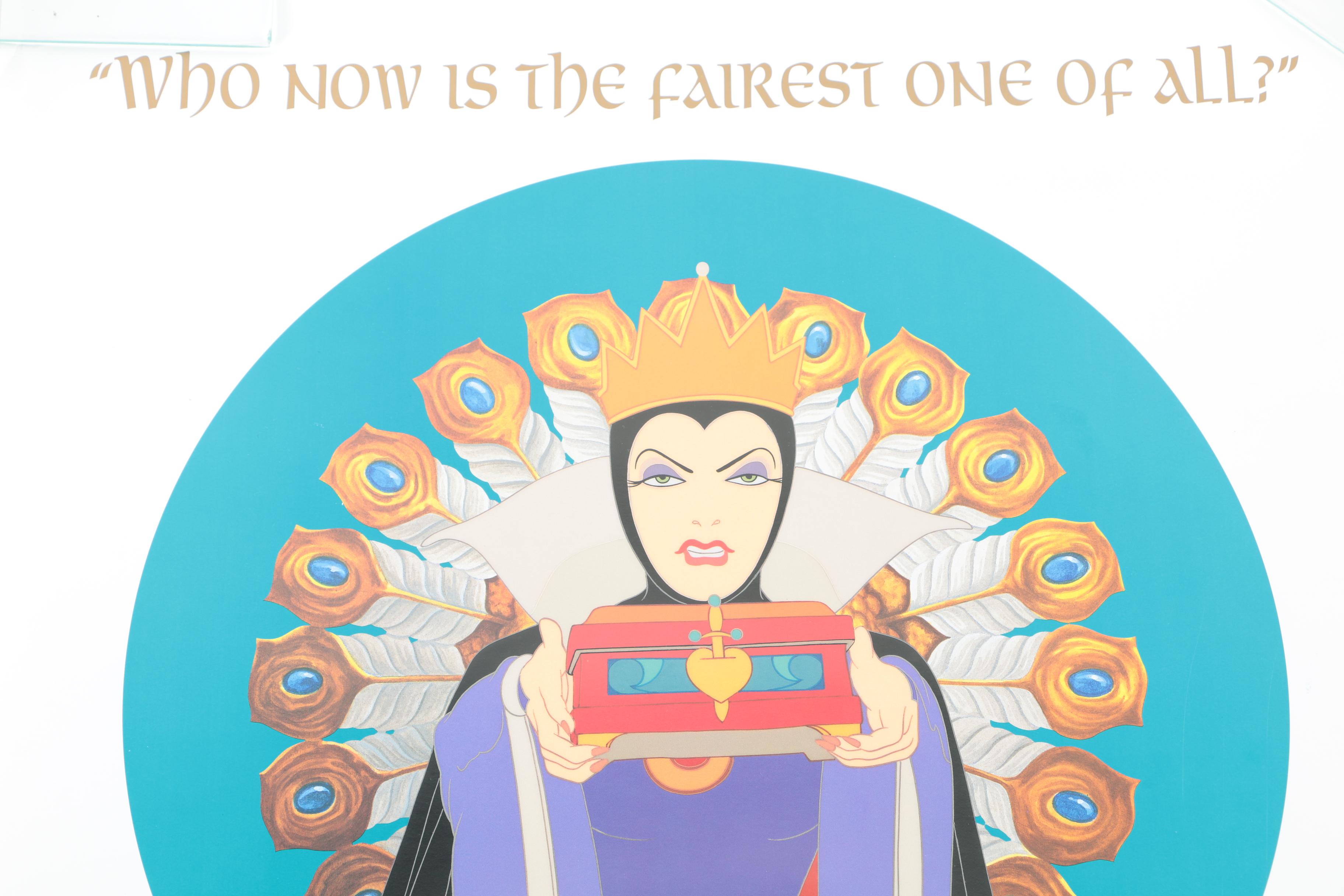 Walt Disney Classics Collection Offset Lithograph "Snow White" 60th Anniversary Poster