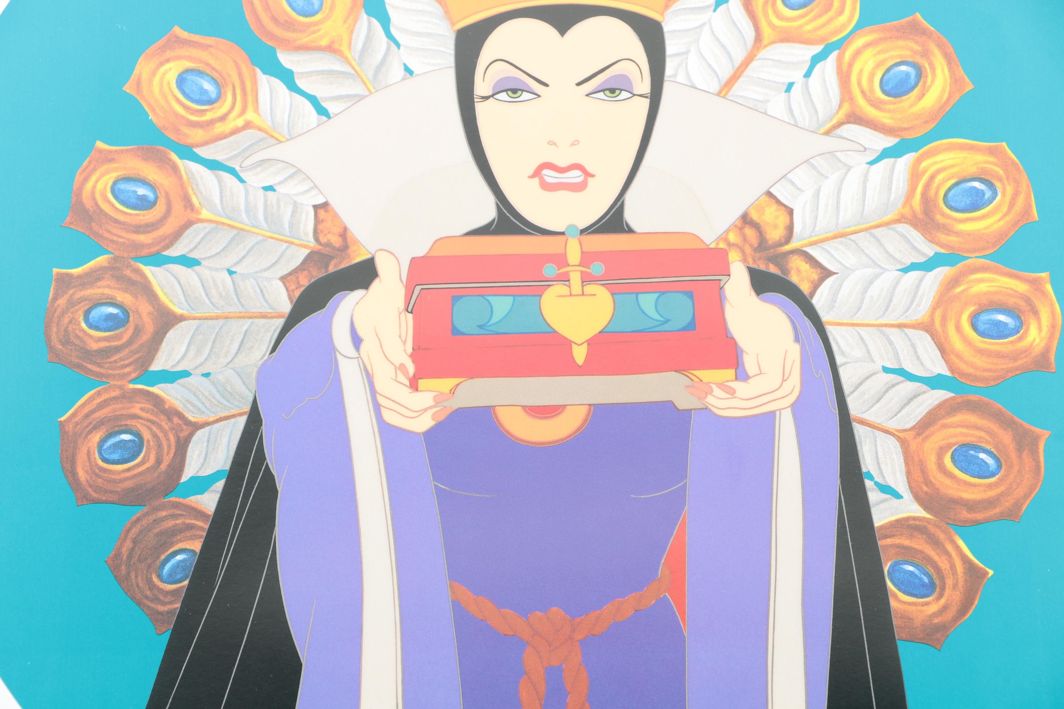 Walt Disney Classics Collection Offset Lithograph "Snow White" 60th Anniversary Poster