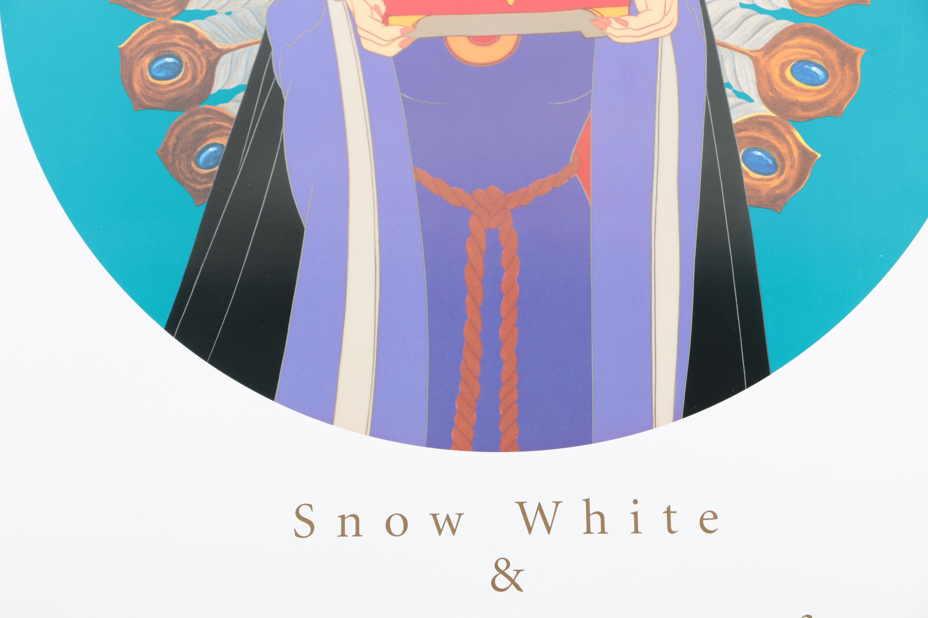 Walt Disney Classics Collection Offset Lithograph "Snow White" 60th Anniversary Poster