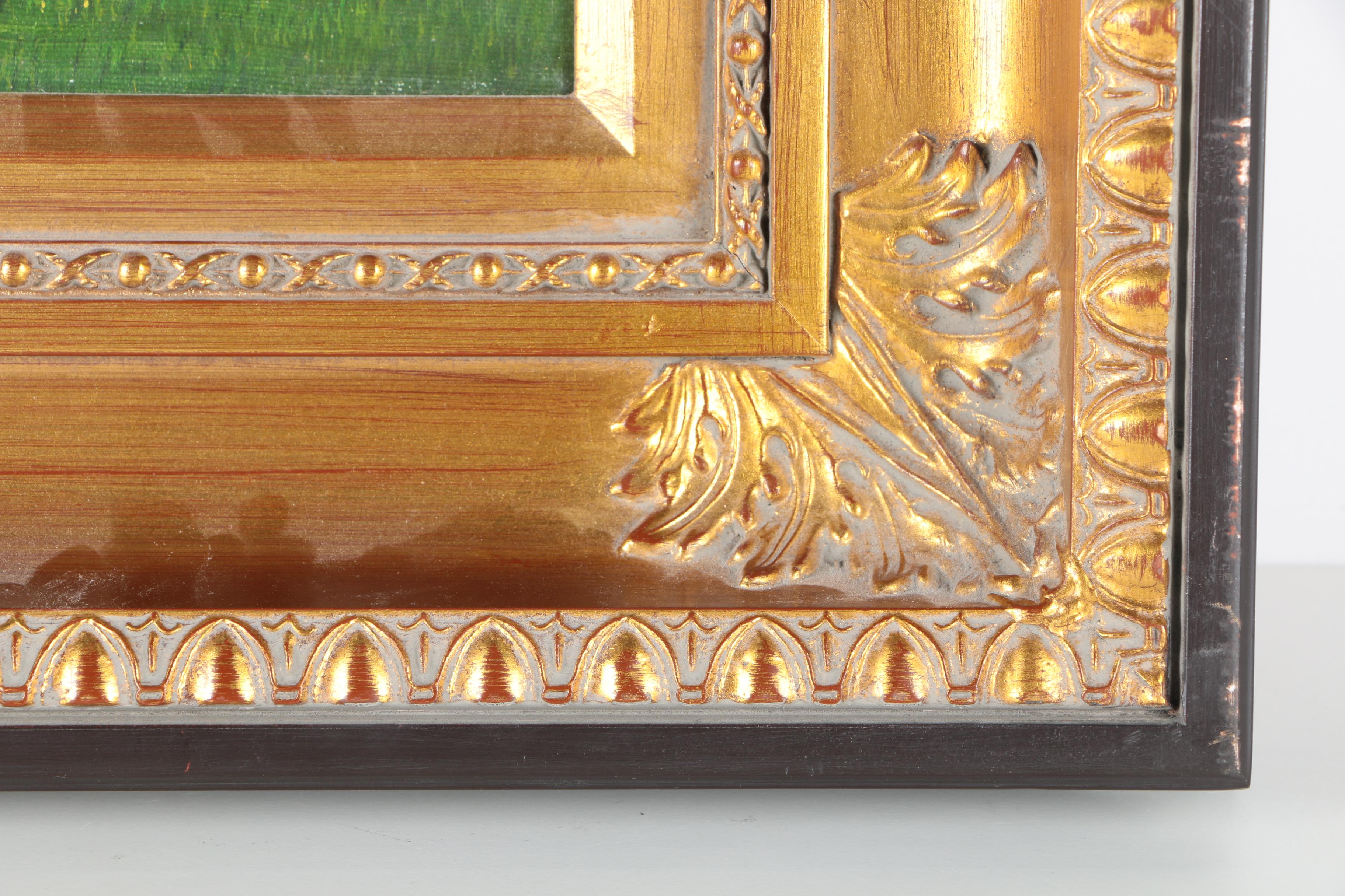 Stuart Oil on Canvas of Pastoral Landscape