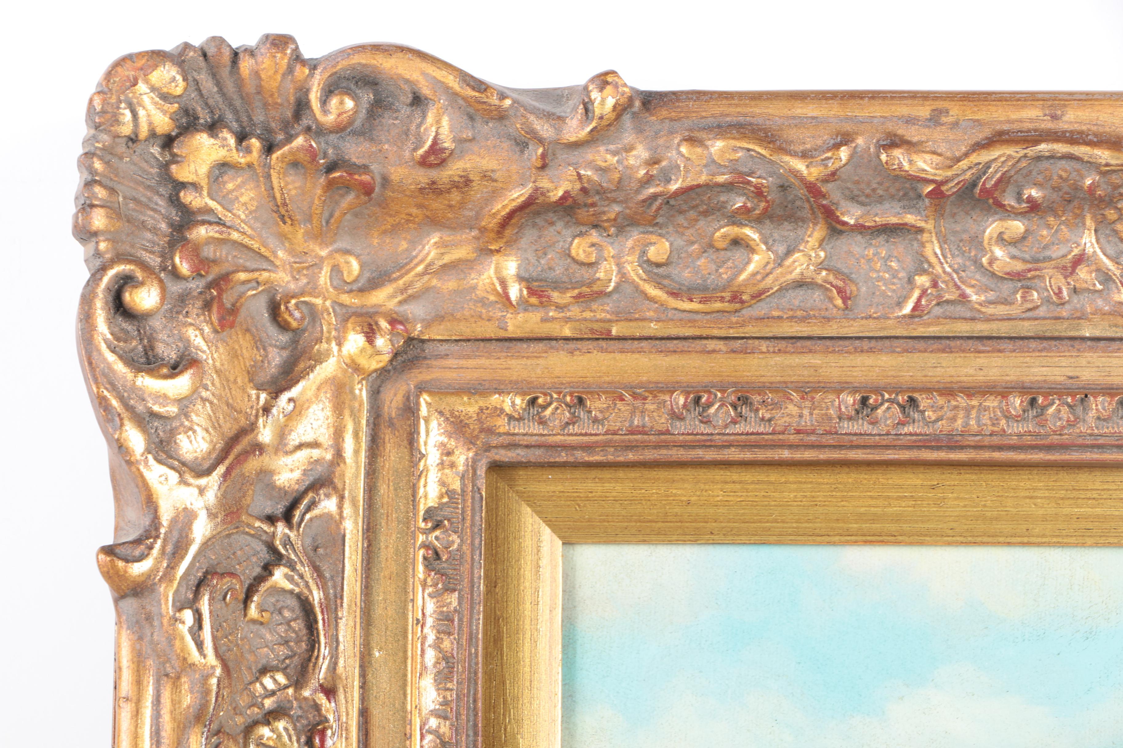 Van Webber Original Oil Painting on Canvas of a Cow