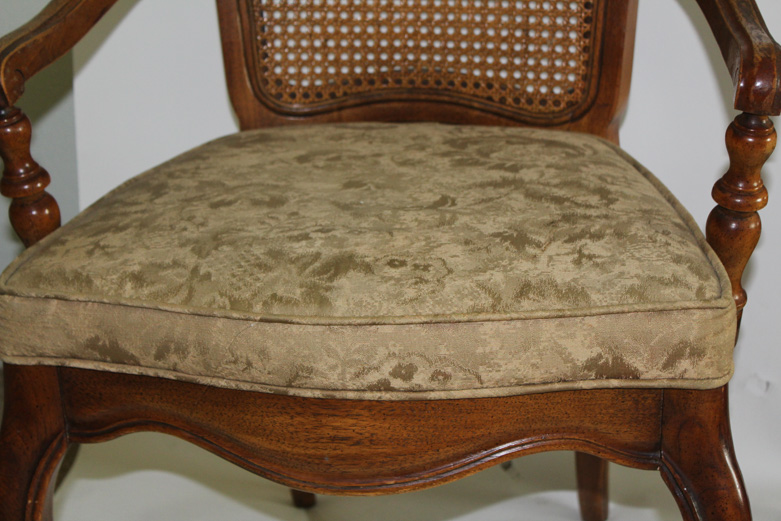 Drexel Heritage French Provincial Style Cane Back Dining Chairs