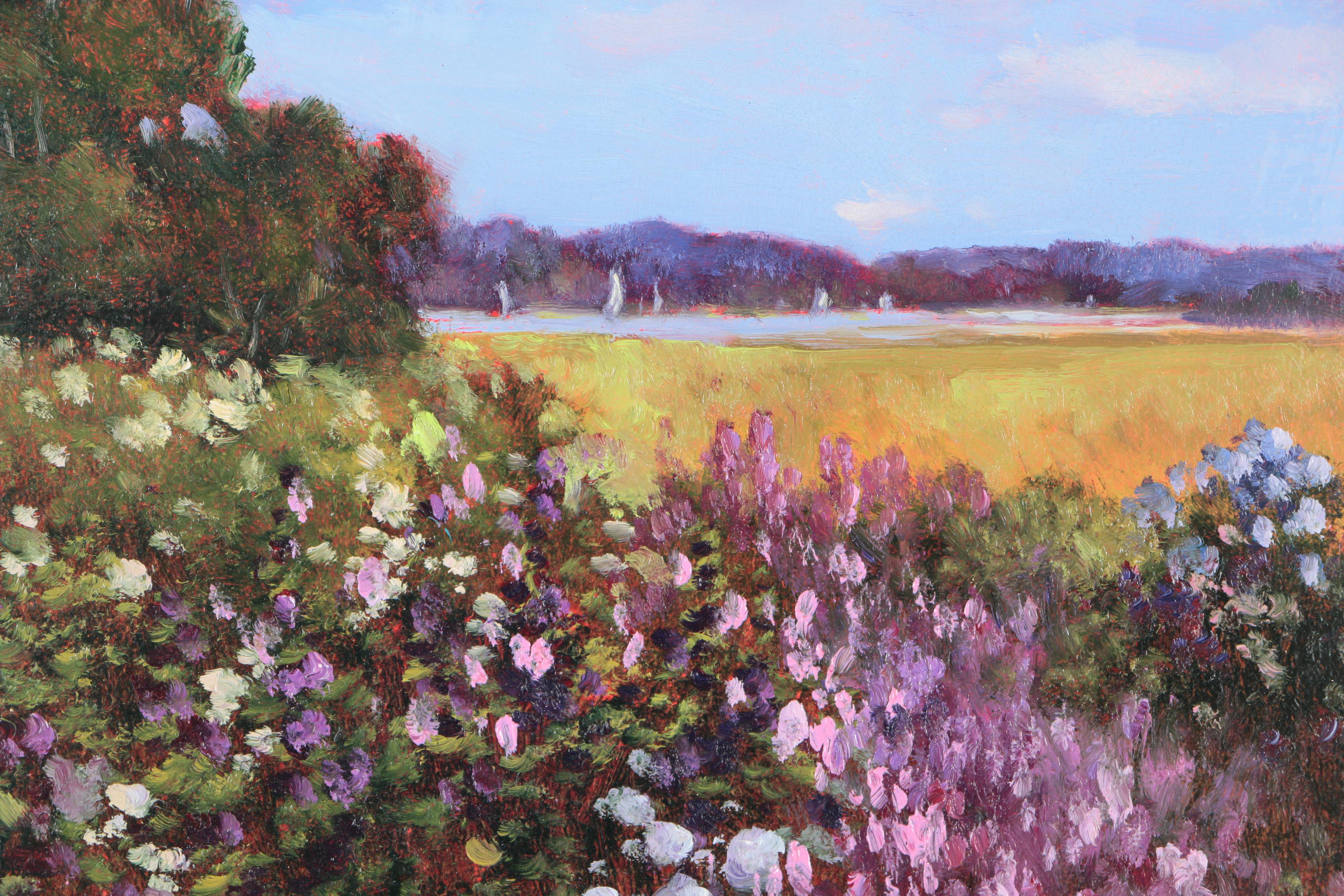 Monique Sakellarios Oil Painting on Canvas Board