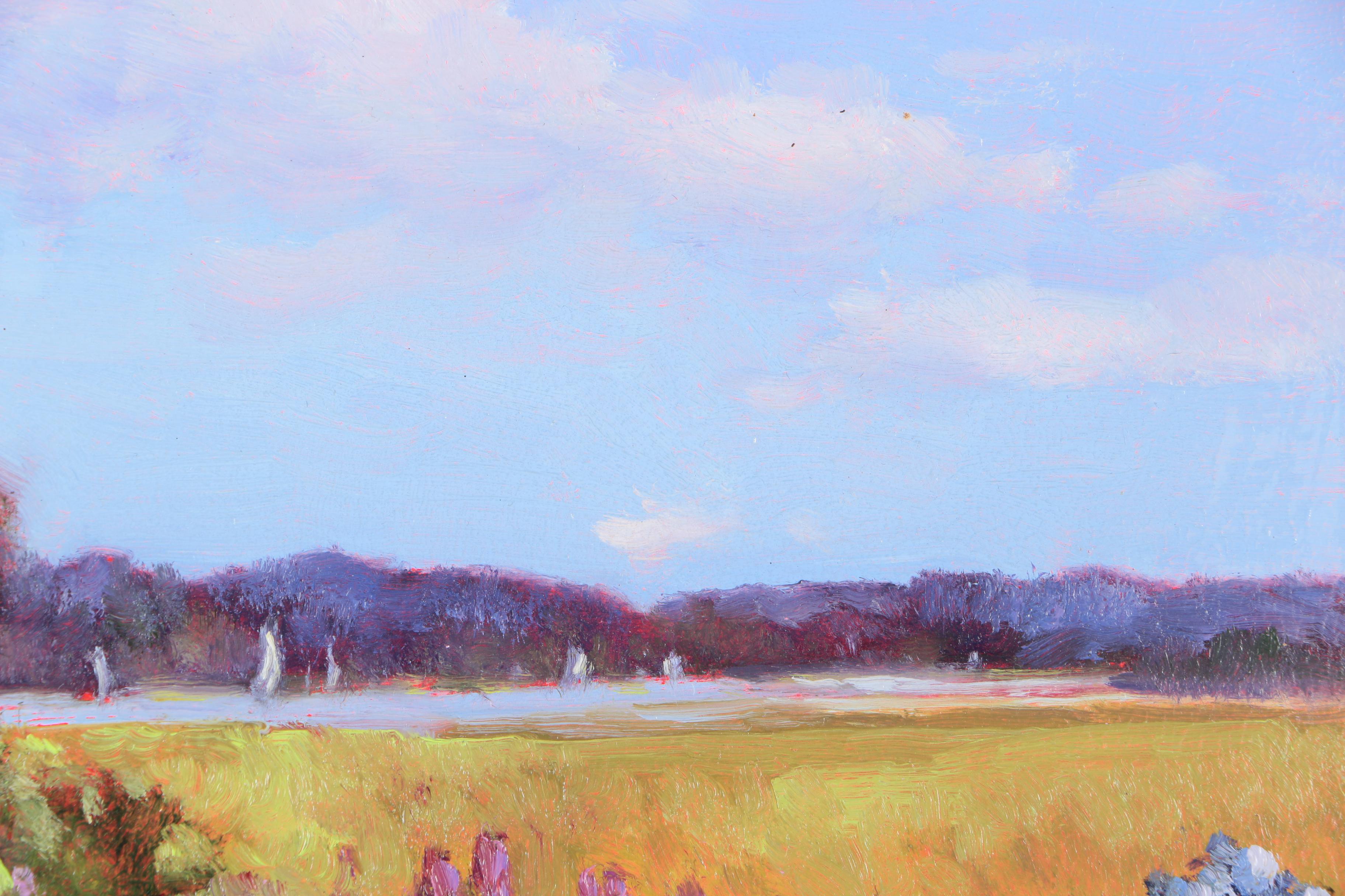 Monique Sakellarios Oil Painting on Canvas Board