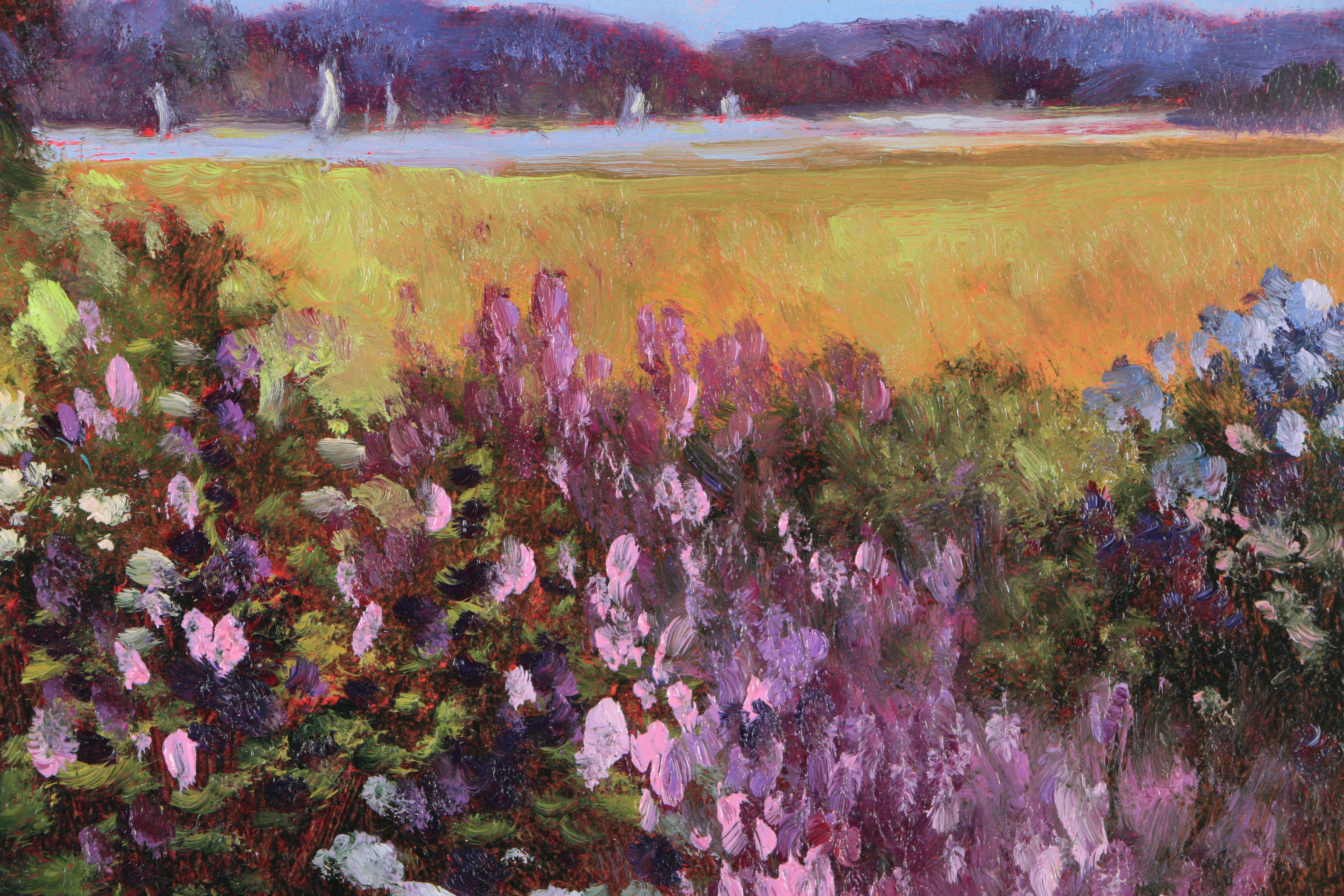 Monique Sakellarios Oil Painting on Canvas Board