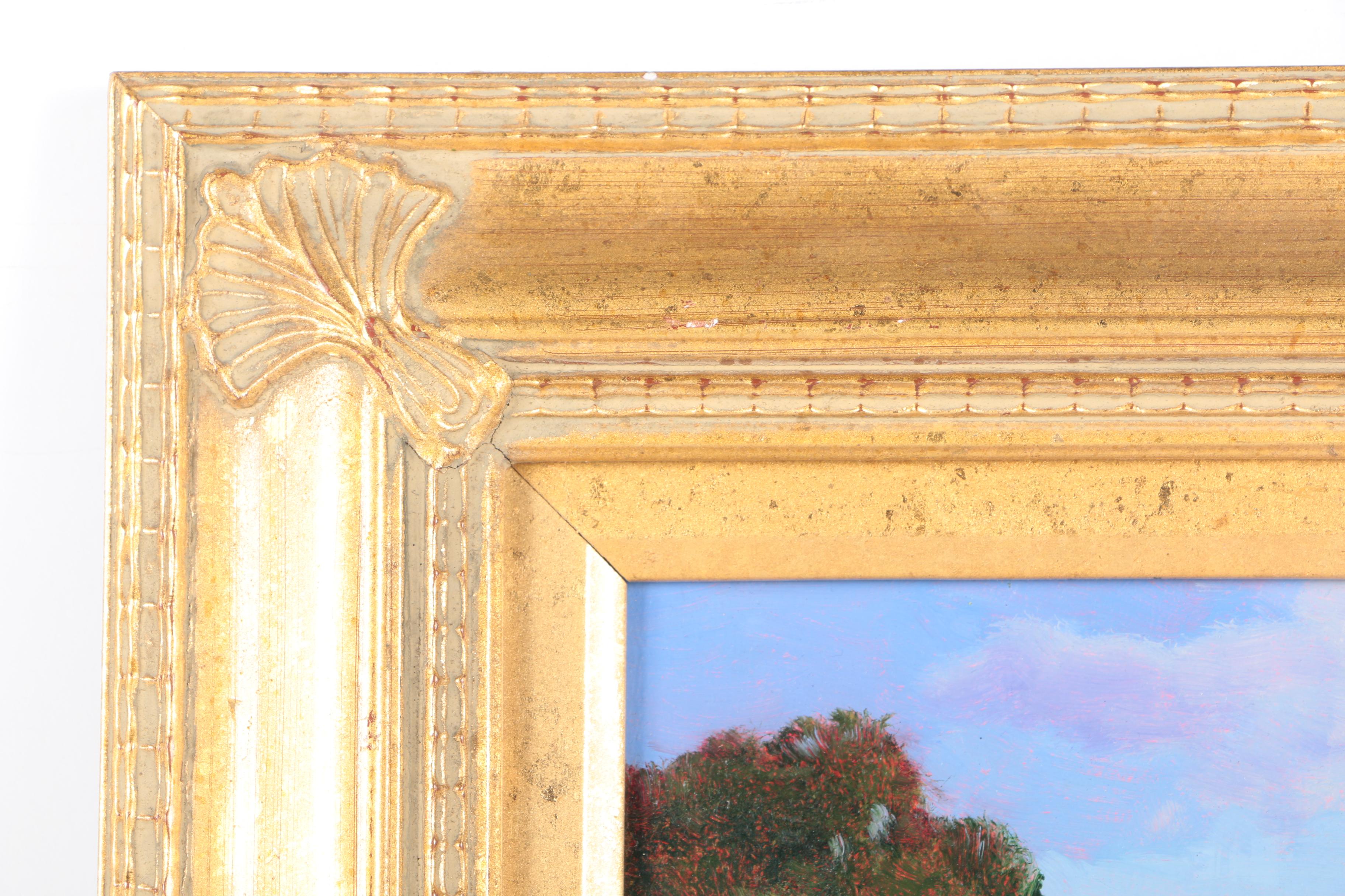 Monique Sakellarios Oil Painting on Canvas Board