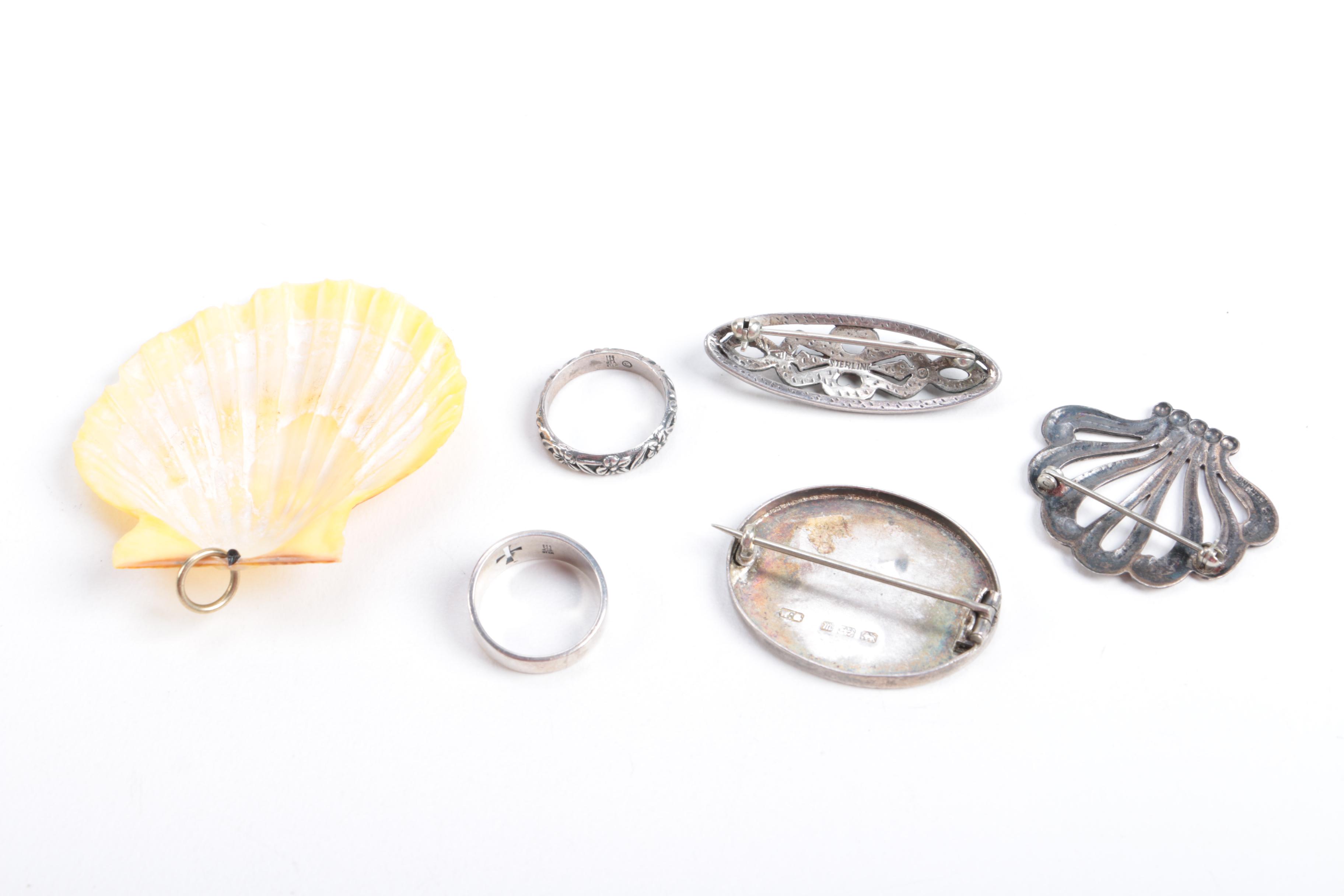 Sterling Silver Jewelry Including Gemstones