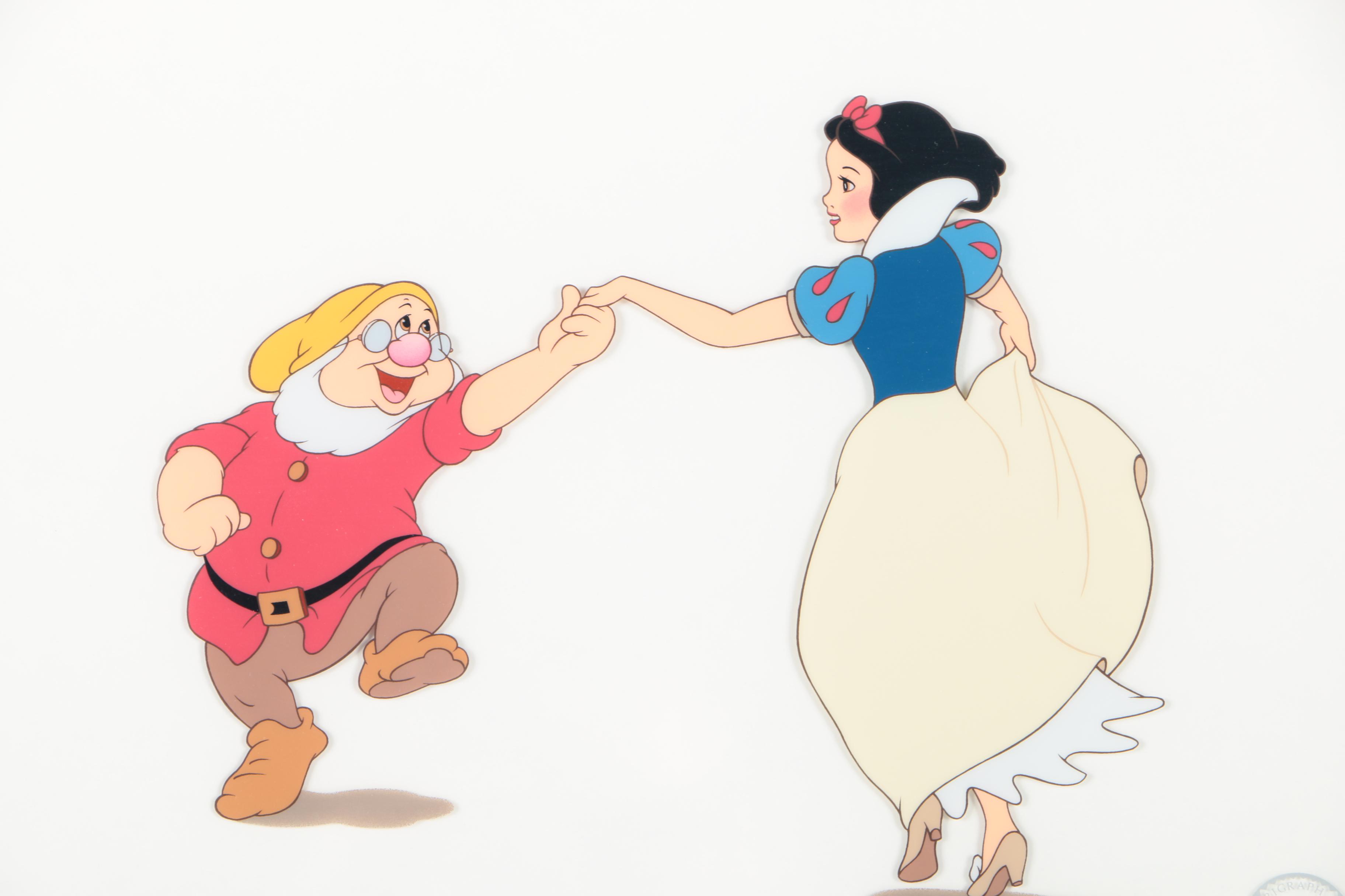 Walt Disney 1994 Limited Edition Sericel "Snow White and Doc" After "Snow White and the Seven Dwarfs"