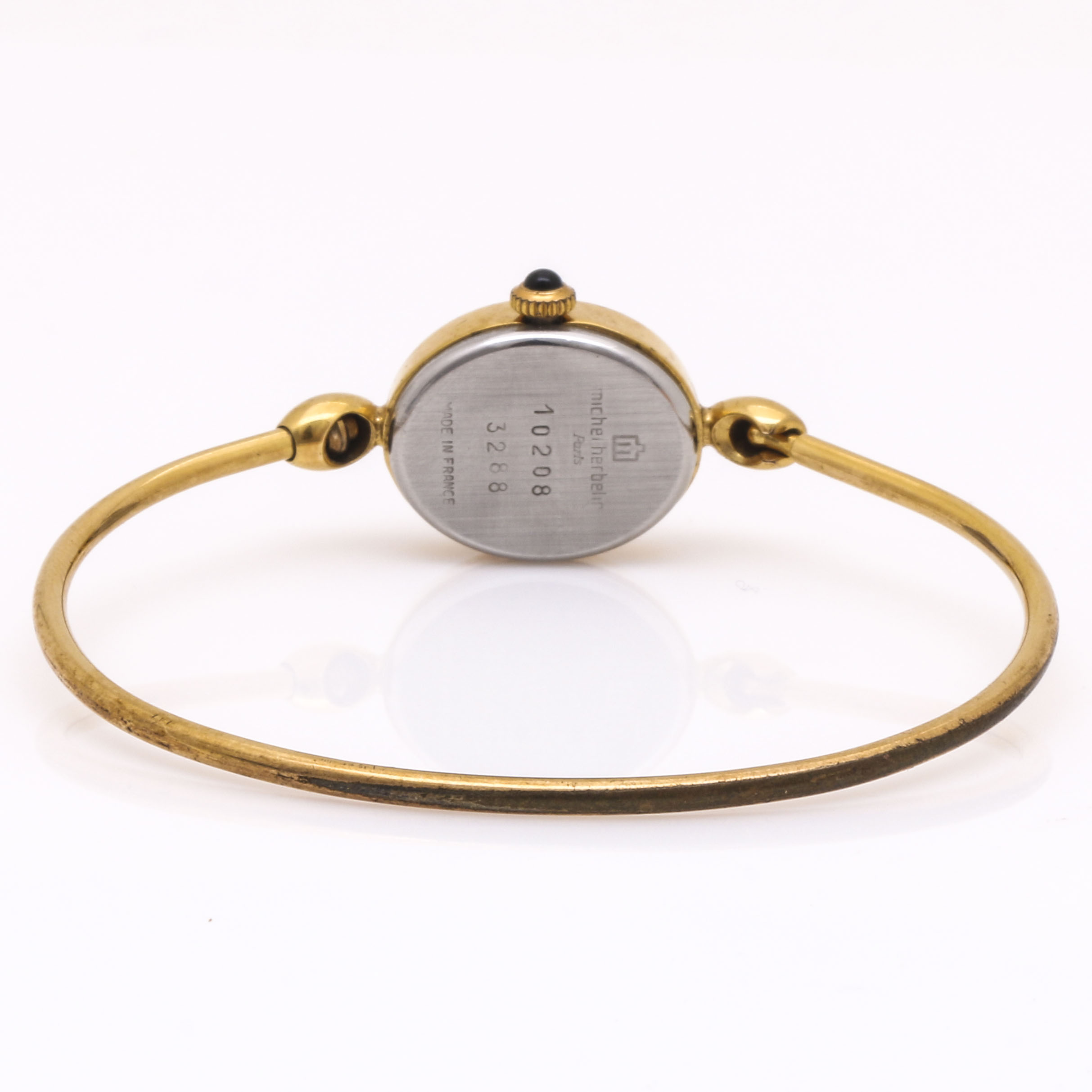 Michel Herbelin Gold Tone Quartz Watch