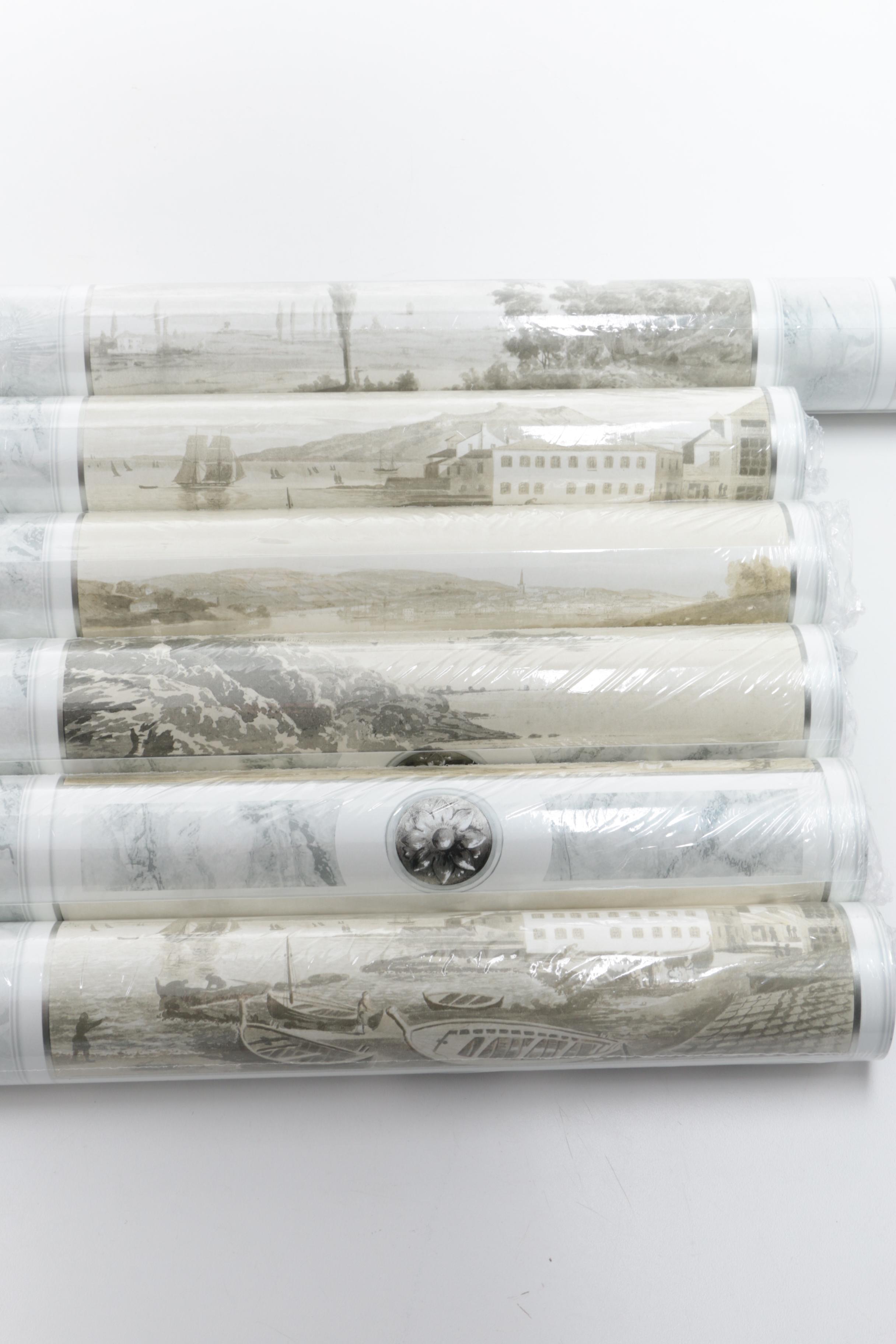 Six Rolls of Nina Campbell "Keightley's Folio" Wallpaper