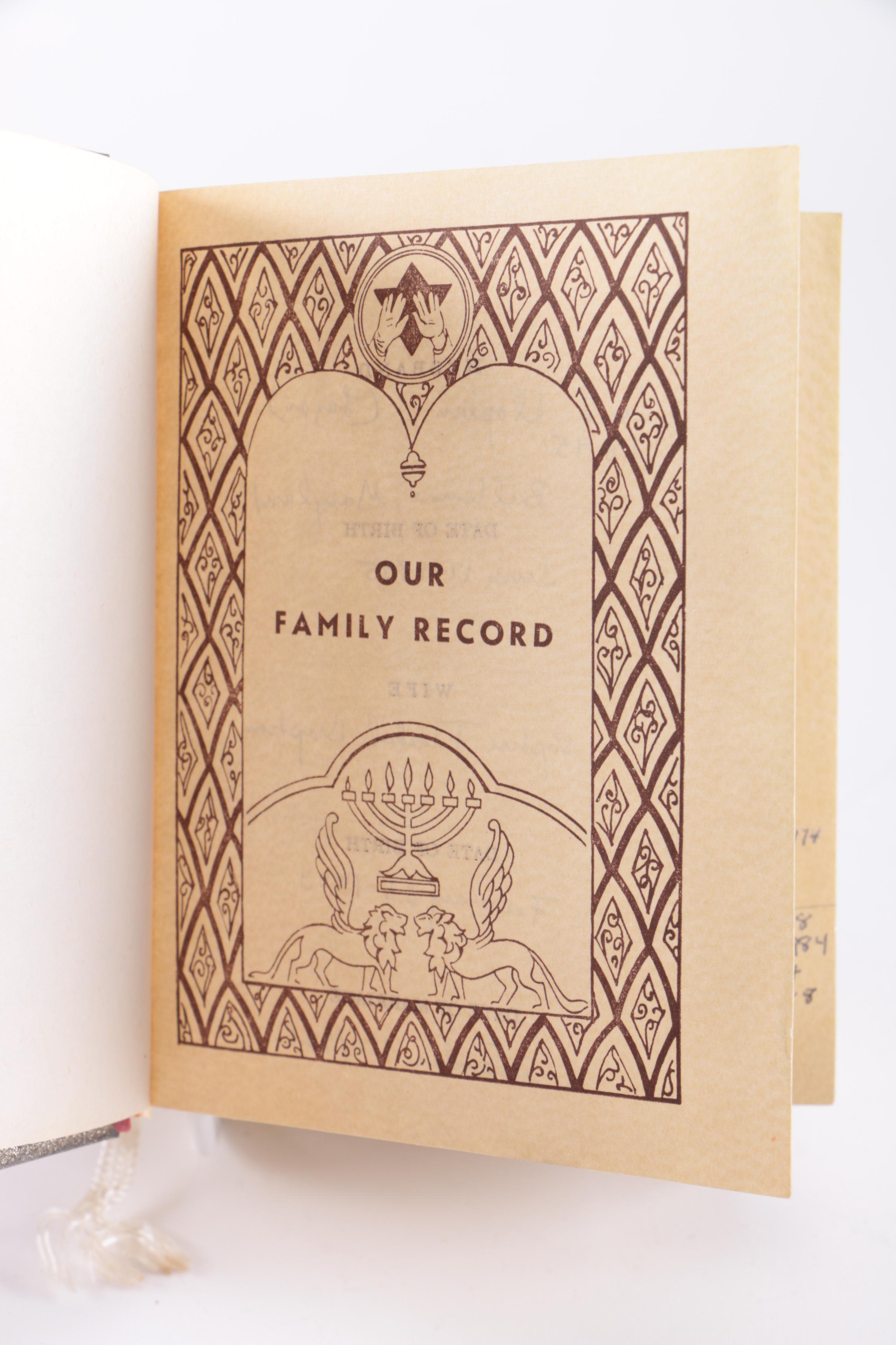 Jewish Religious Books With Brass Covers